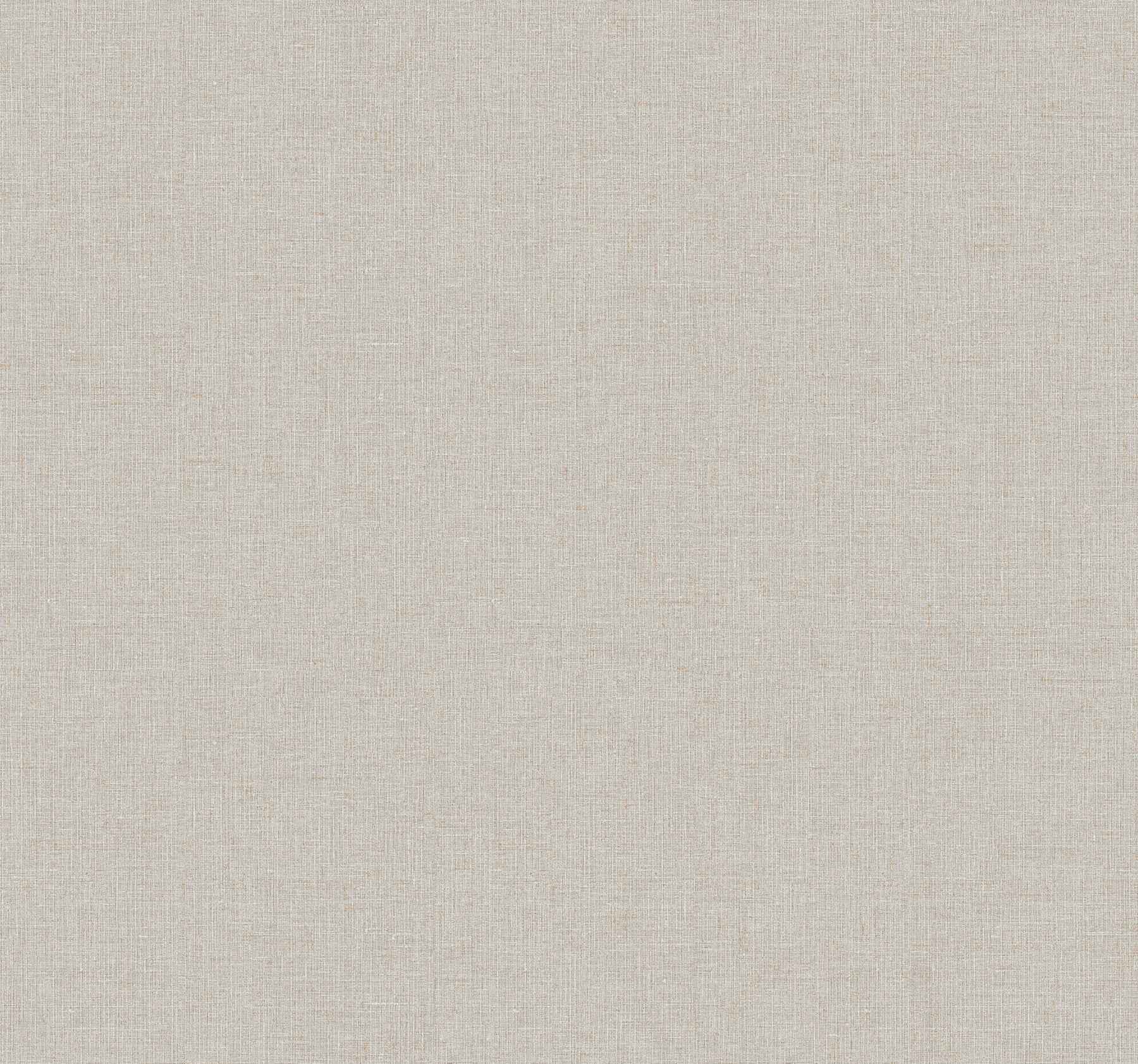 Heathered Linen Beige Faux Fabric Wallpaper - York Wallcoverings - UW1124N
