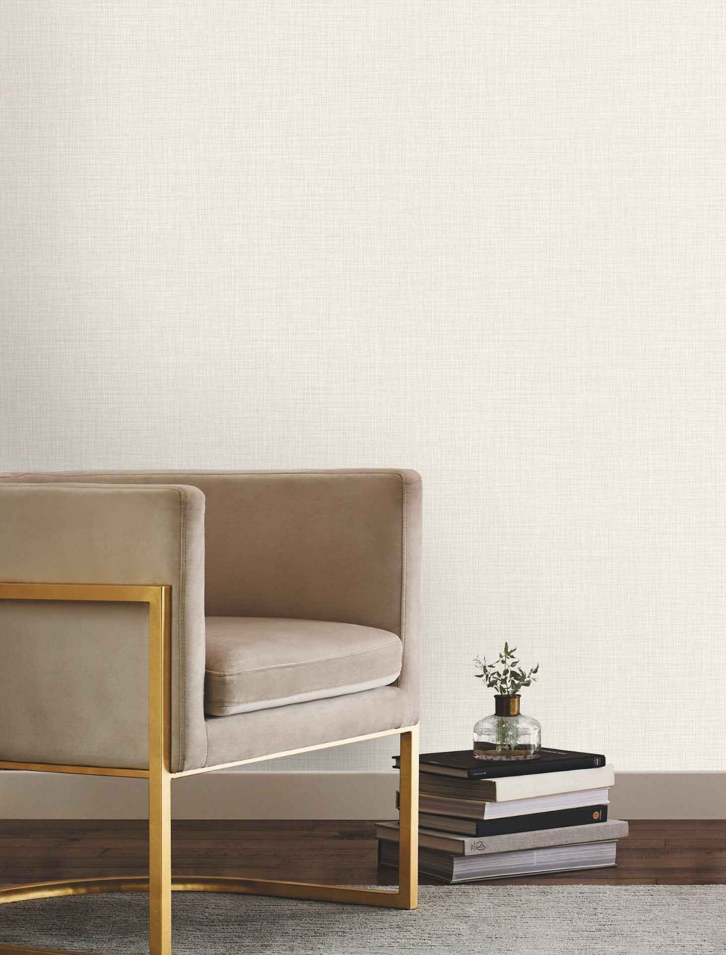 Crossover White Crosshatch Wallpaper - York Wallcoverings - UW1061N - York Wallcoverings Wallpaper