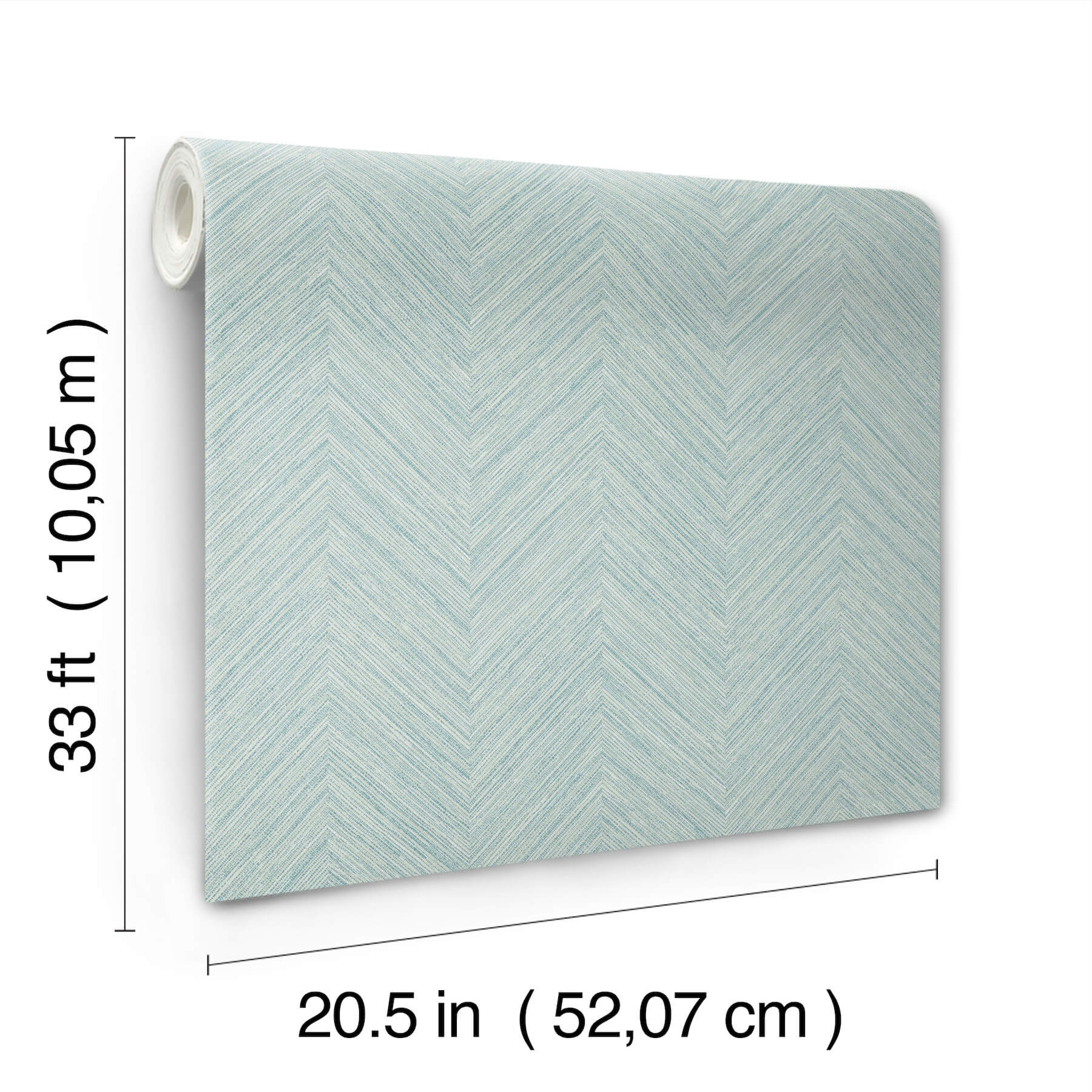caladesi-aqua-linen-chevron-wallpaper-york-wallcoverings-4192-13672 - York Wallcoverings Wallpaper