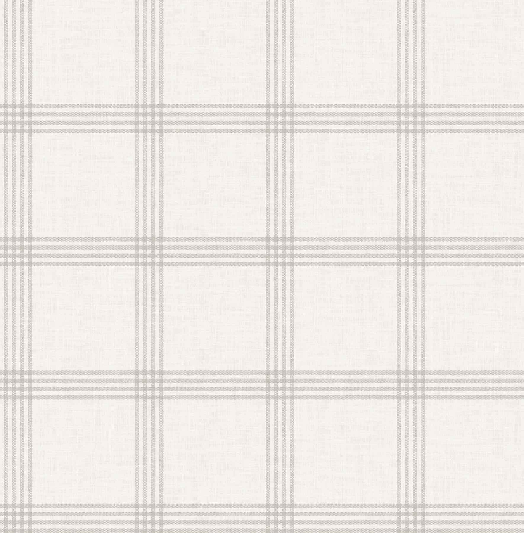 Twain Dove Plaid Wallpaper - York Wallcoverings - 4192-24478