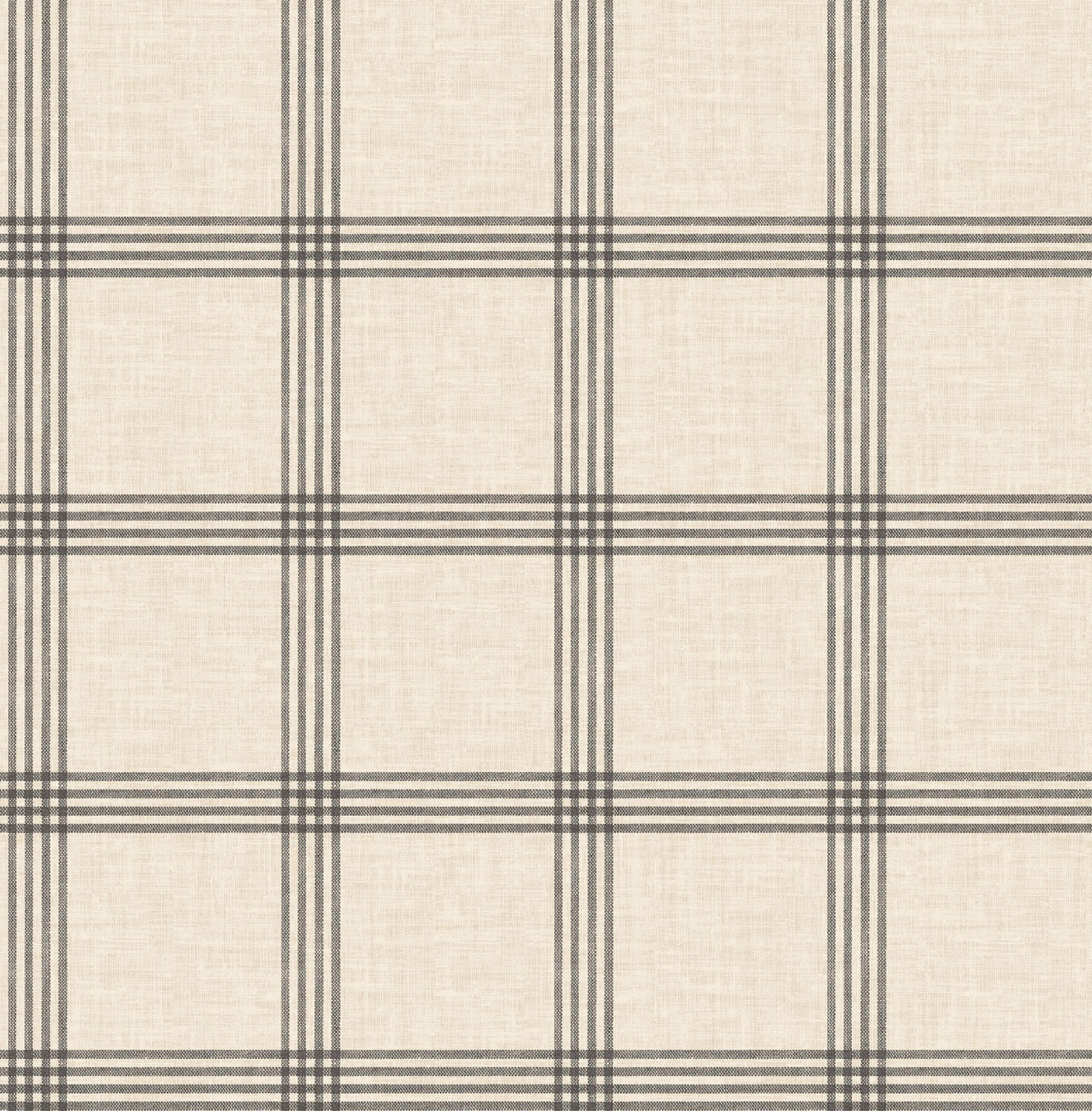 twain-black-plaid-wallpaper-york-wallcoverings-4192-24479 - York Wallcoverings Wallpaper