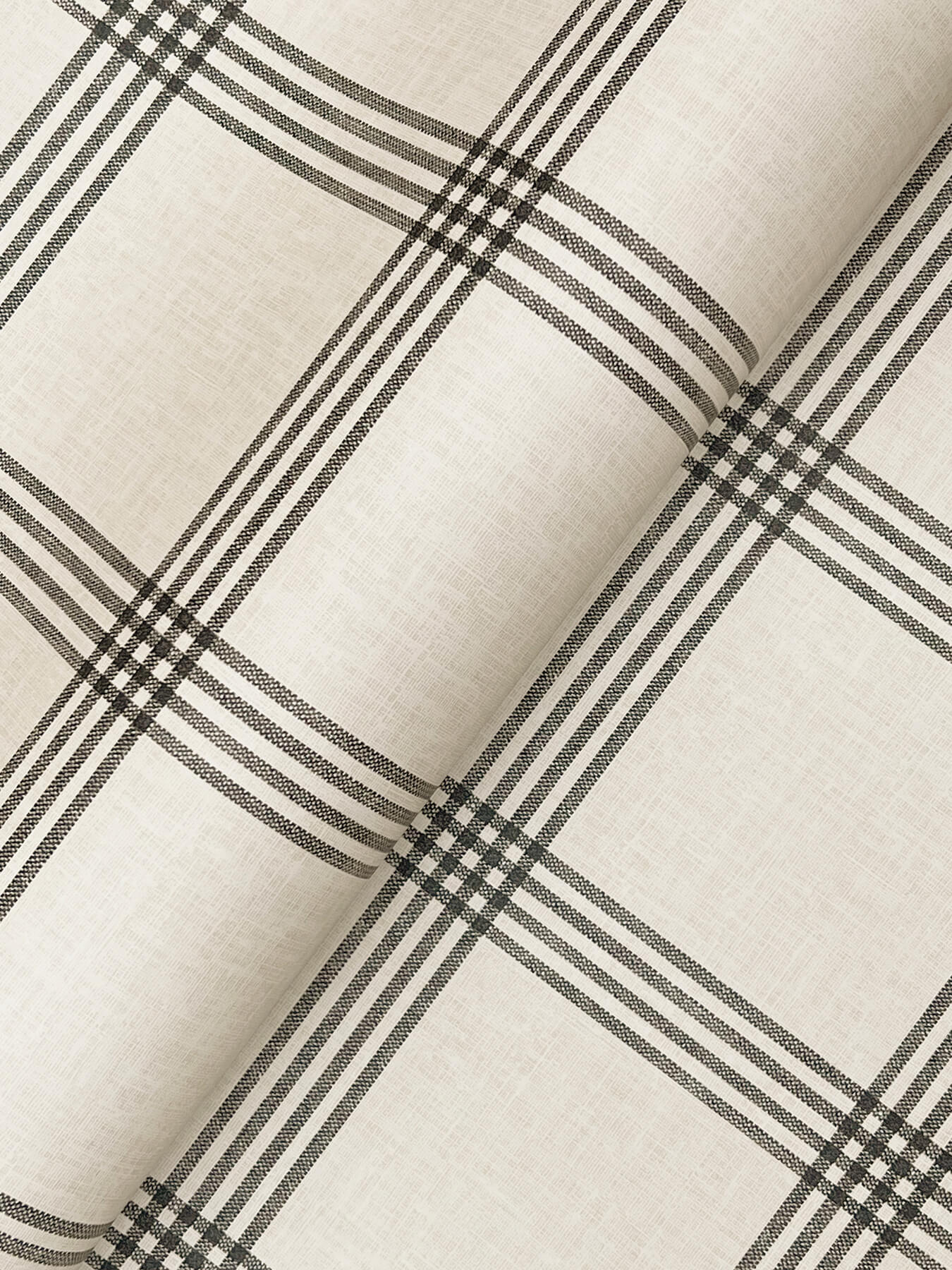 twain-black-plaid-wallpaper-york-wallcoverings-4192-24479 - York Wallcoverings Wallpaper