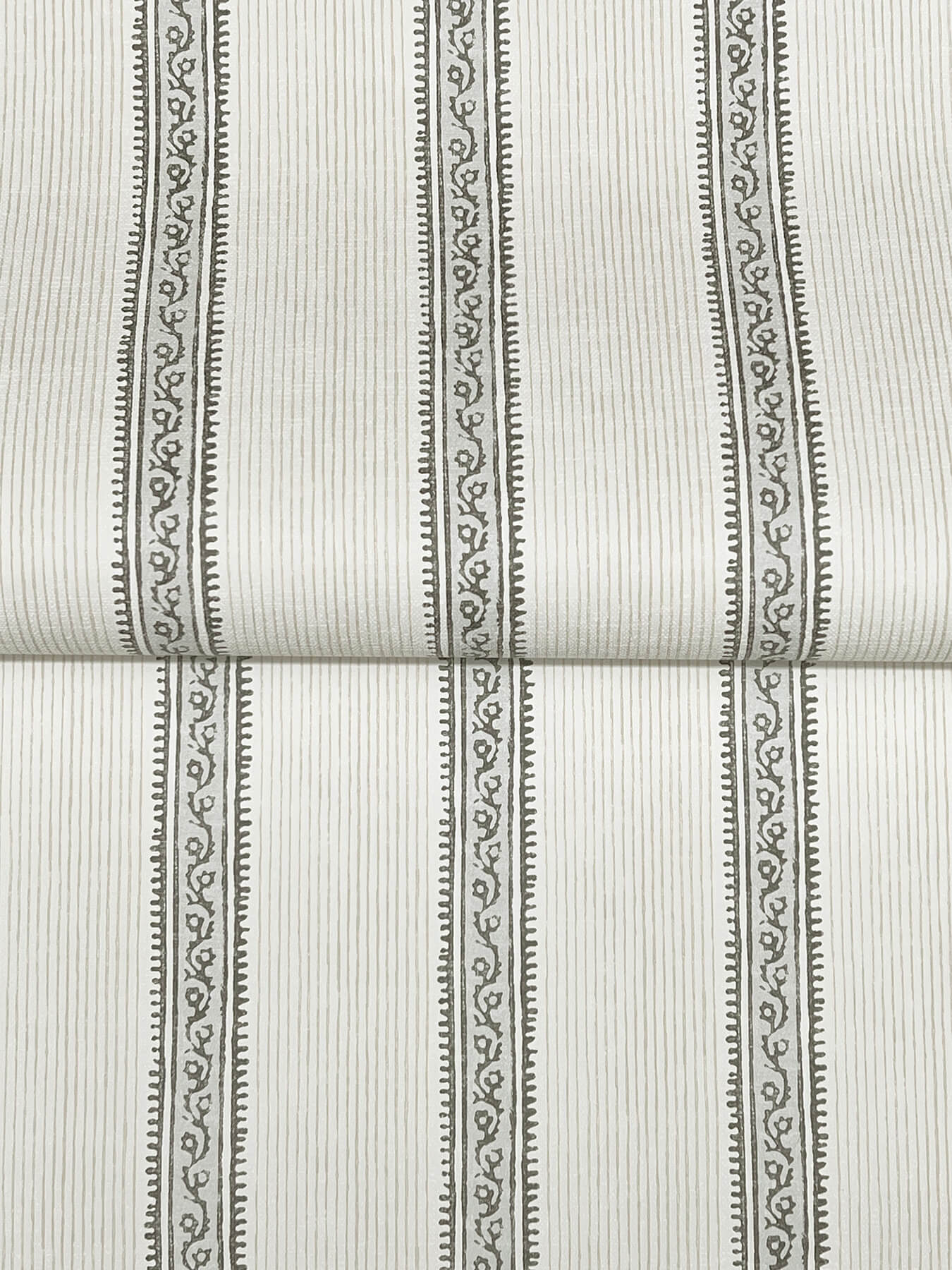 mandevilla-black-vine-stripe-wallpaper-york-wallcoverings-4192-27426 - York Wallcoverings Wallpaper
