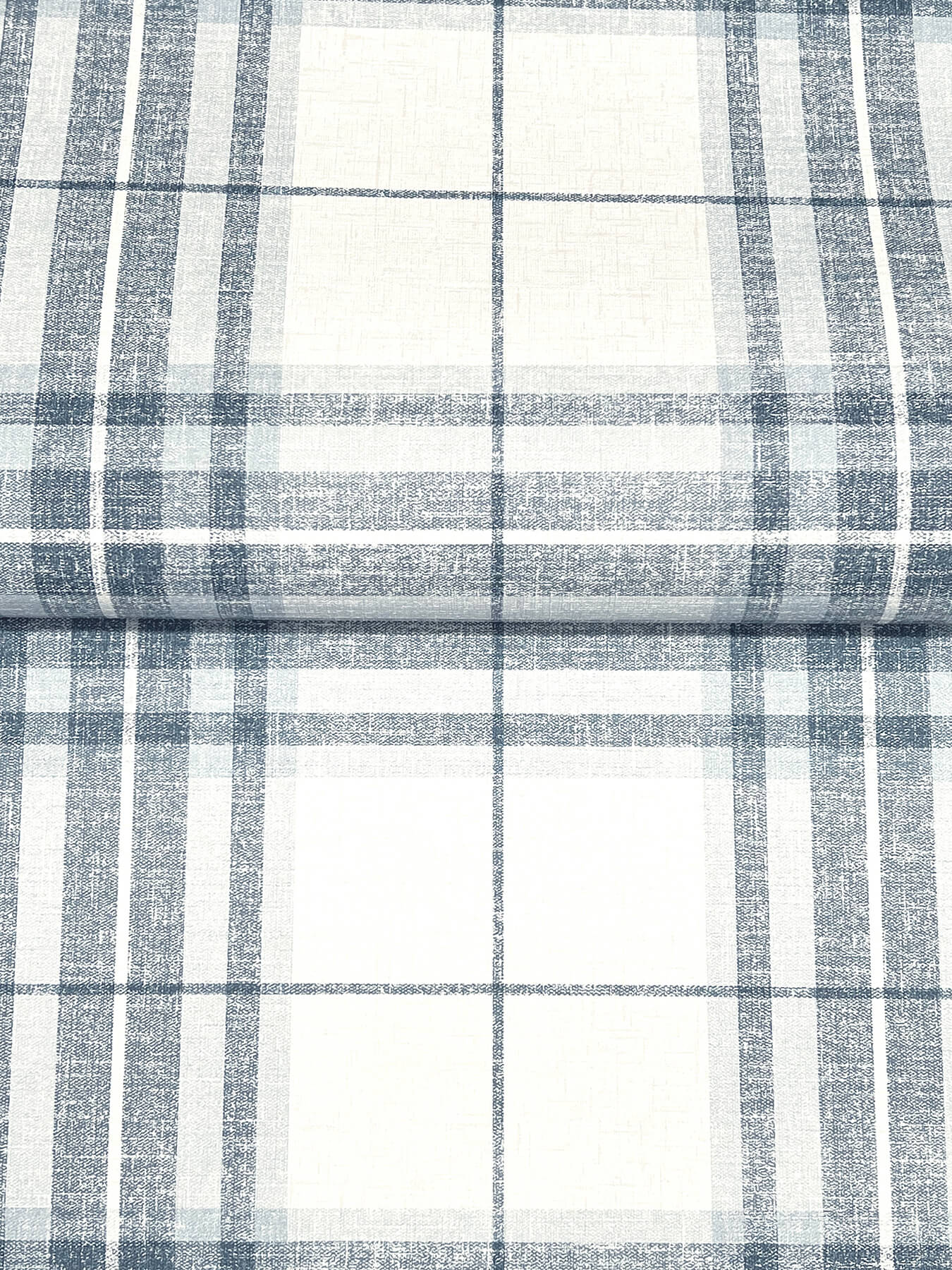 cabin-check-blue-plaid-wallpaper-york-wallcoverings-4192-27692 - York Wallcoverings Wallpaper