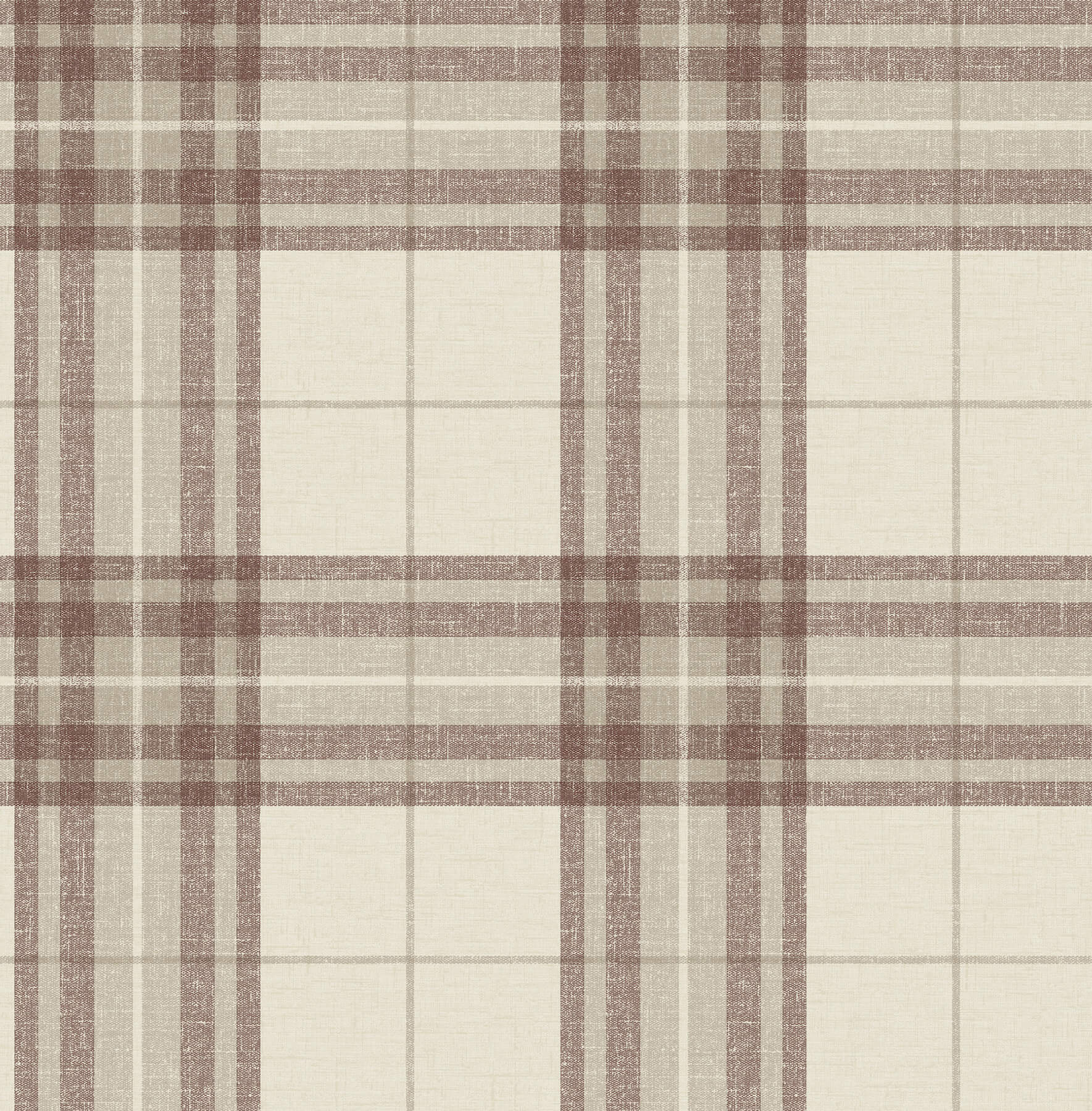 cabin-check-rust-plaid-wallpaper-york-wallcoverings-4192-27696 - York Wallcoverings Wallpaper