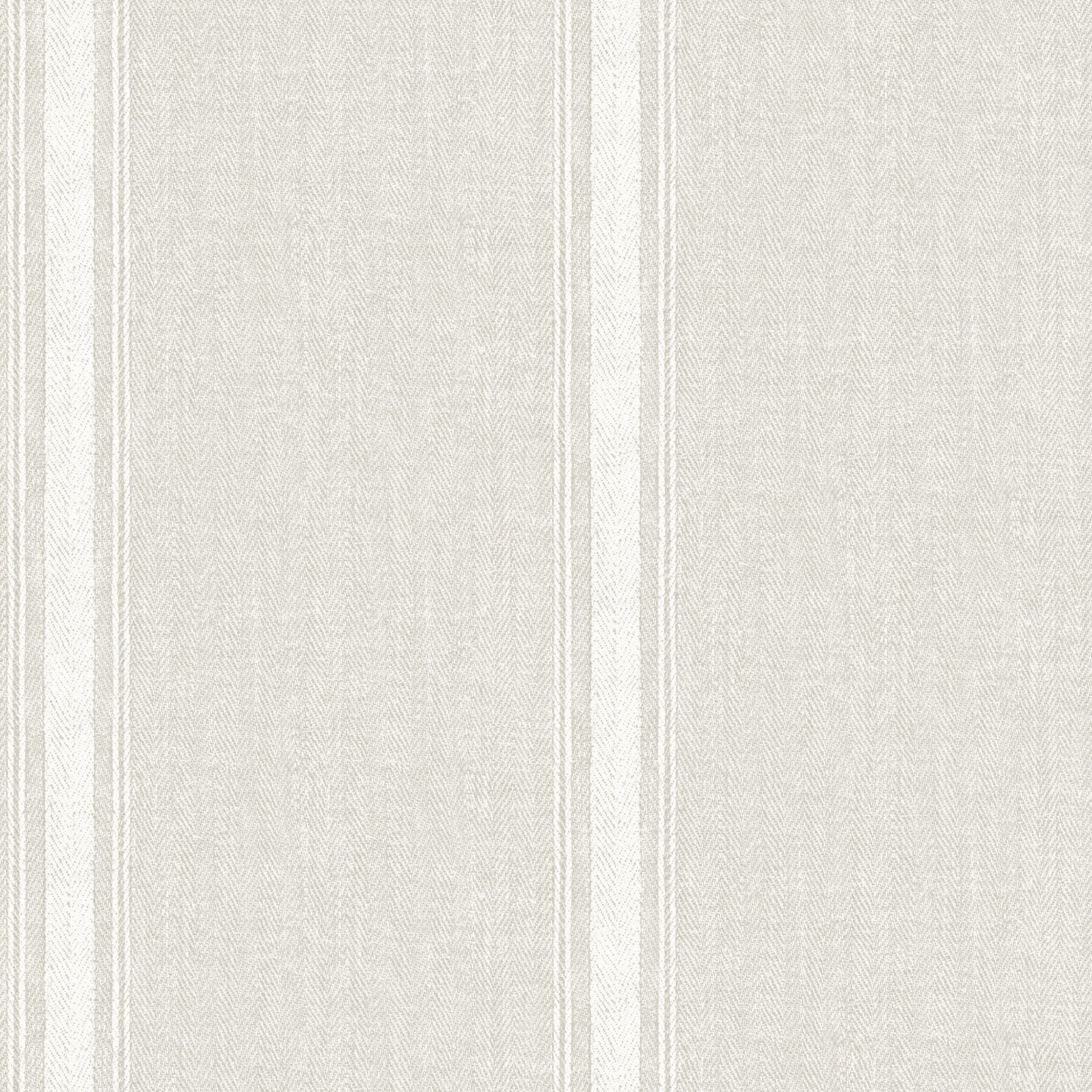 linette-beige-fabric-stripe-wallpaper-york-wallcoverings-4192-70070 - York Wallcoverings Wallpaper