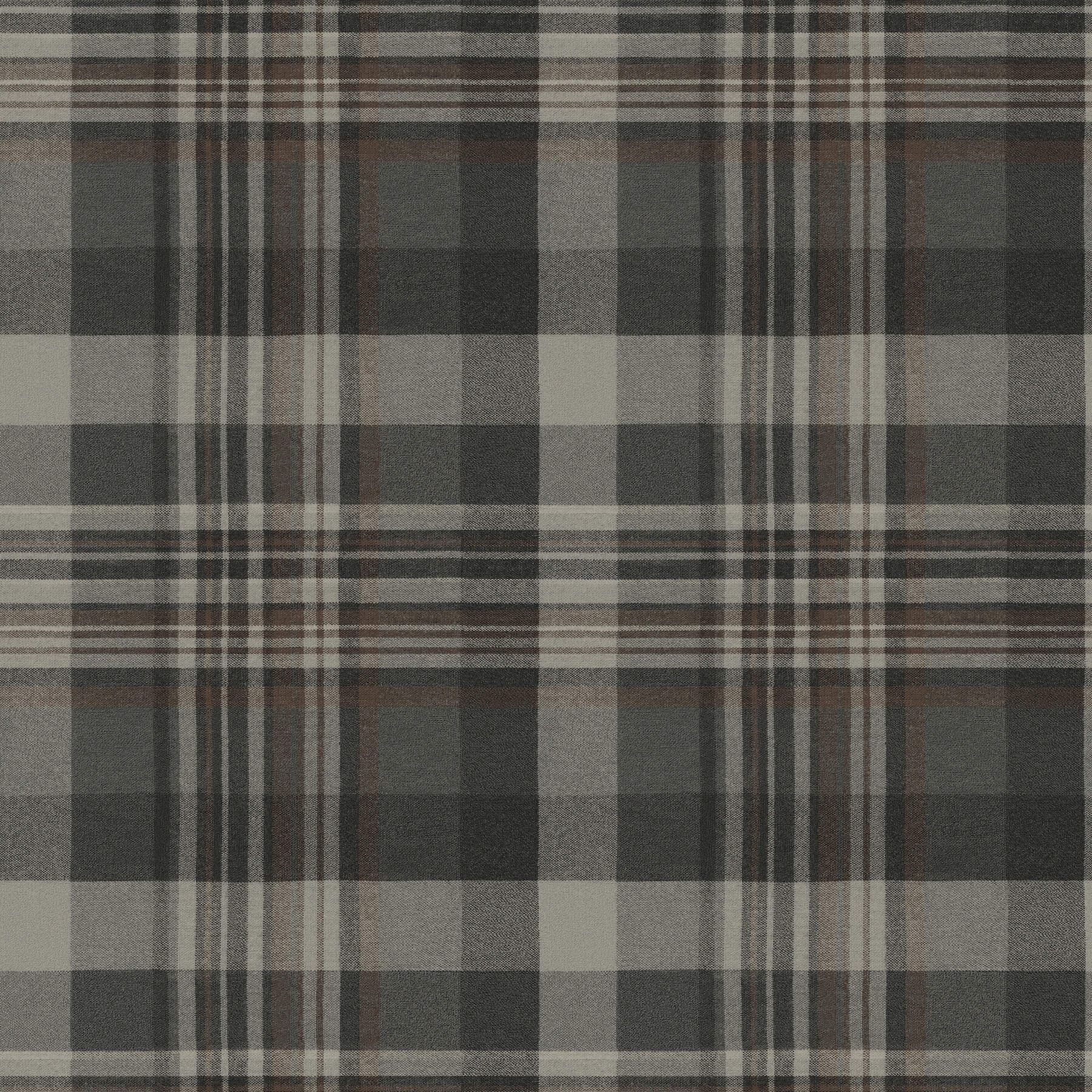 dutton-plaid-charcoal-flannel-wallpaper-york-wallcoverings-4192-72632 - York Wallcoverings Wallpaper