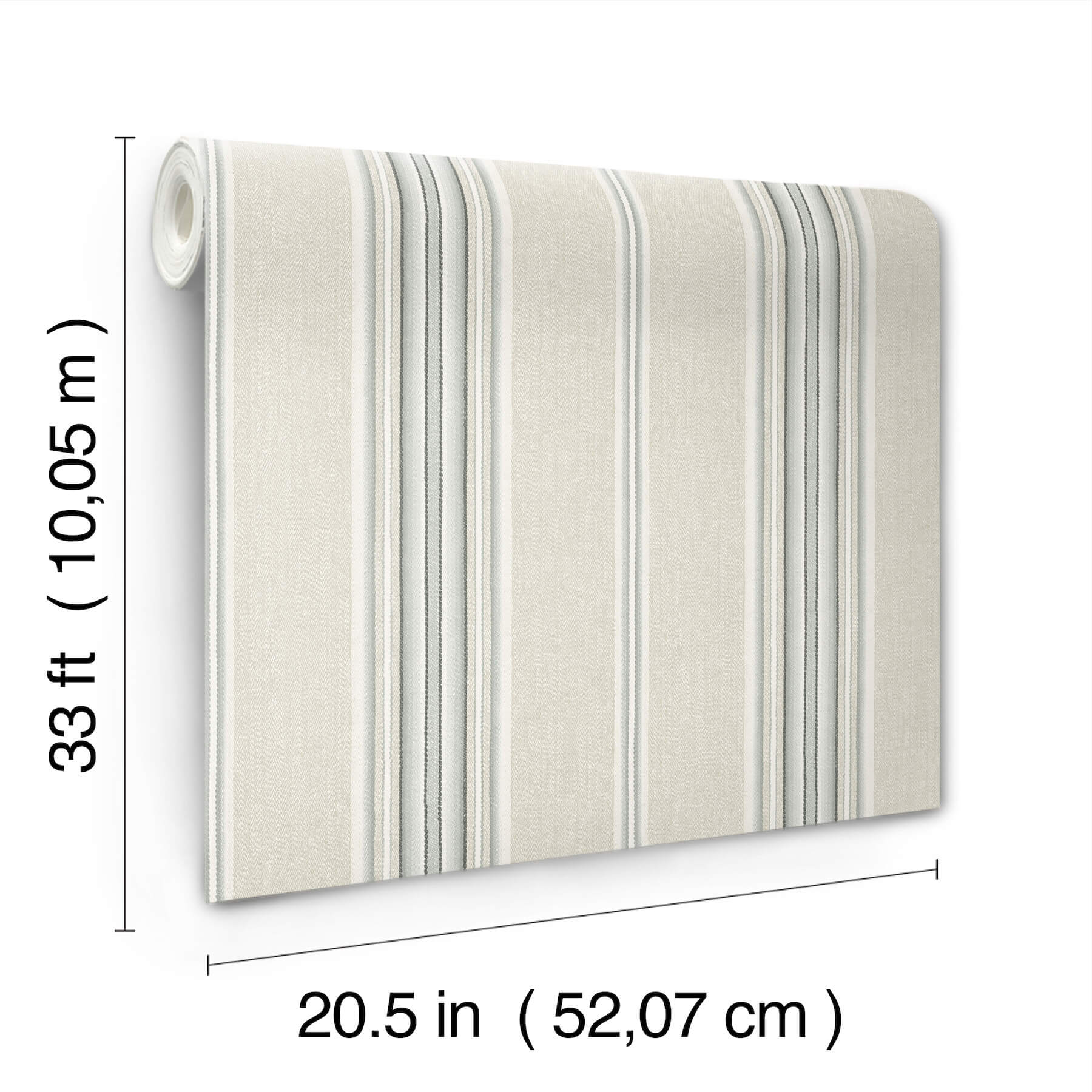 calvados-turquoise-linen-stripe-wallpaper-york-wallcoverings-4192-83122 - York Wallcoverings Wallpaper