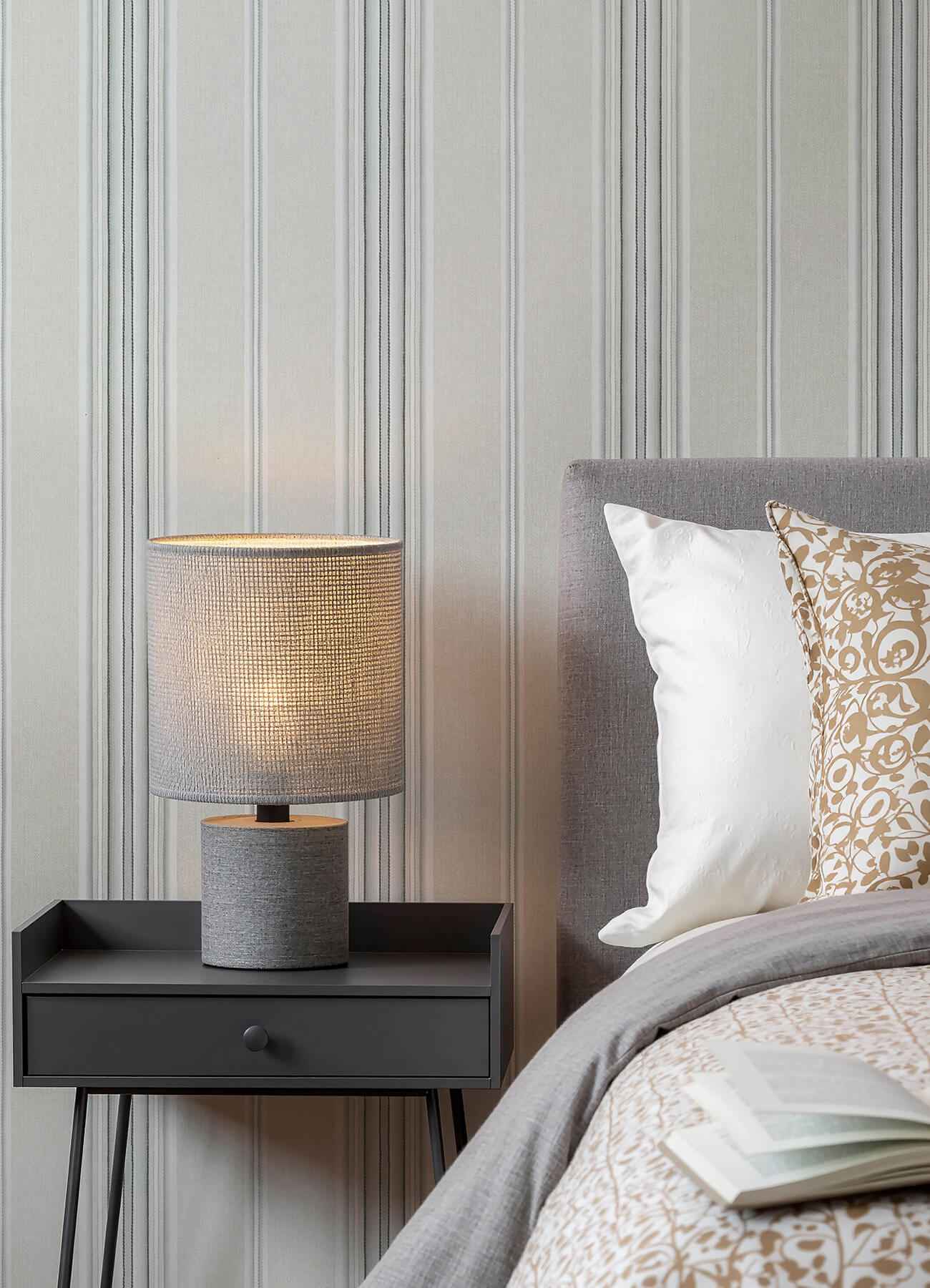 Calvados Turquoise Linen Stripe Wallpaper - York Wallcoverings - 4192-83122 - York Wallcoverings Wallpaper