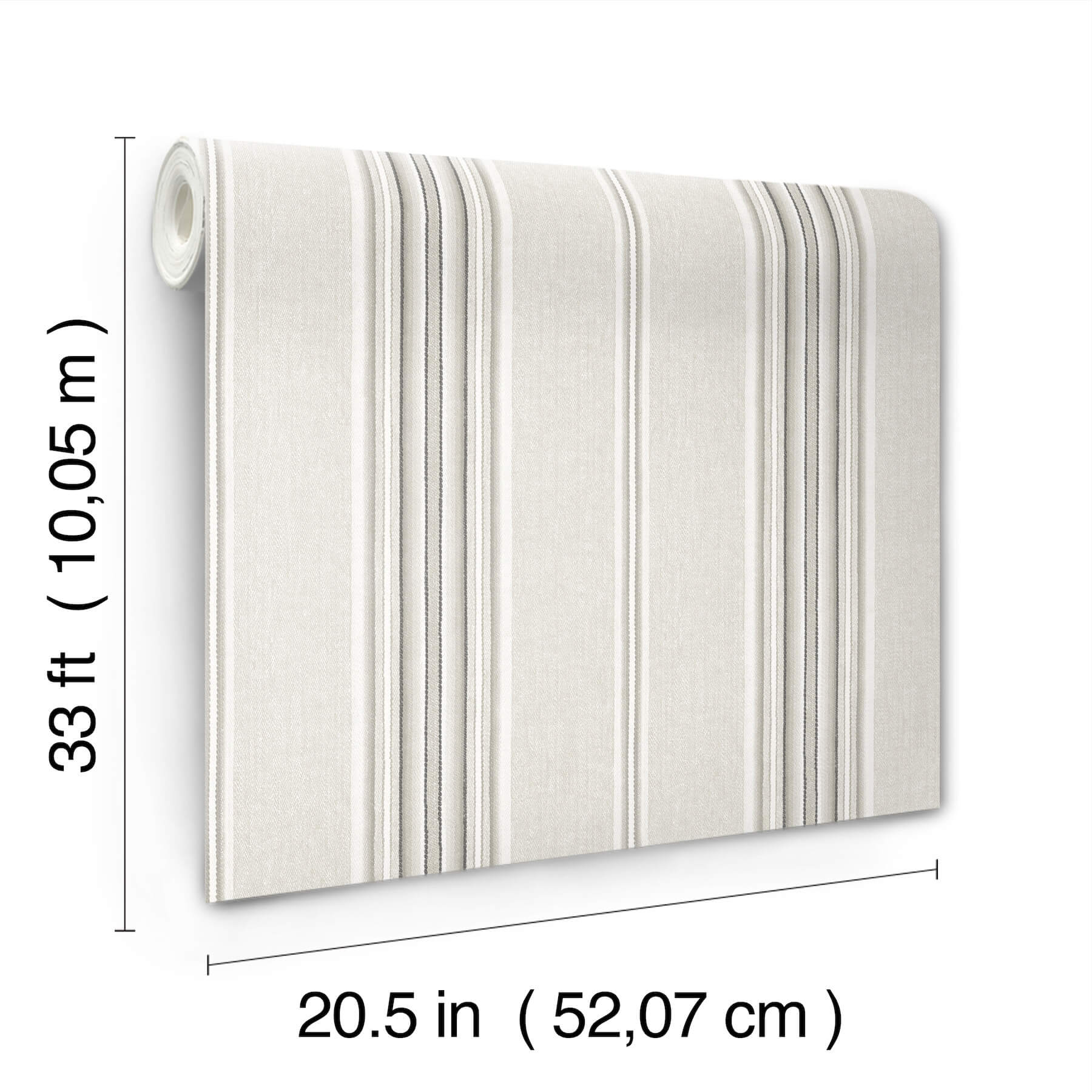 calvados-grey-linen-stripe-wallpaper-york-wallcoverings-4192-83124 - York Wallcoverings Wallpaper