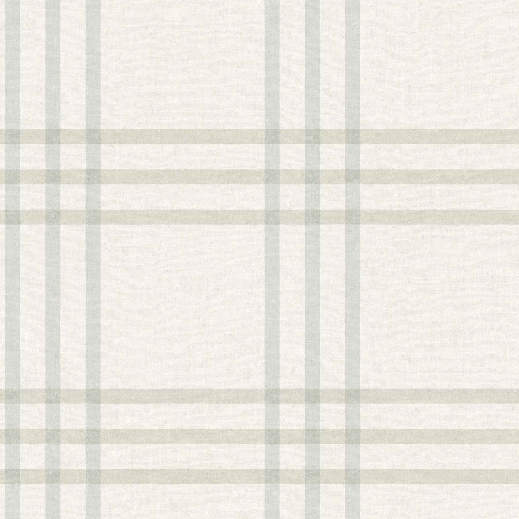 Fletcher Aqua Plaid Wallpaper - York Wallcoverings - 4192-83400