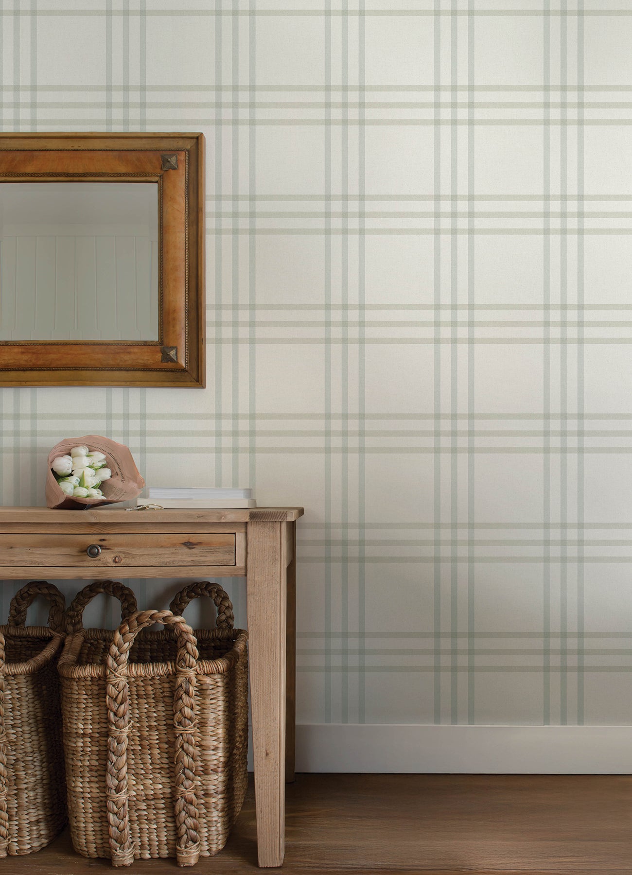 fletcher-aqua-plaid-wallpaper-york-wallcoverings-4192-83400