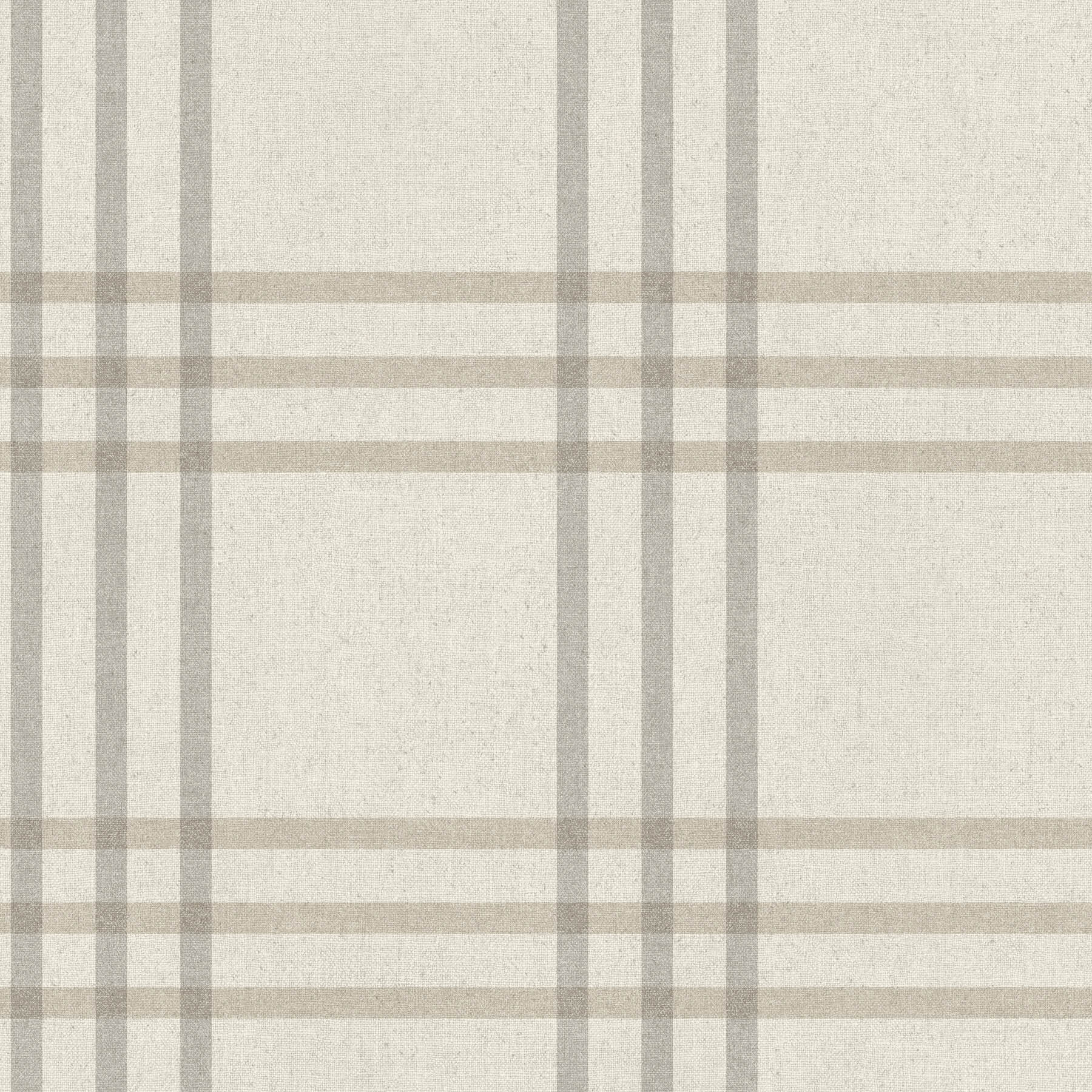 fletcher-grey-plaid-wallpaper-york-wallcoverings-4192-83401 - York Wallcoverings Wallpaper