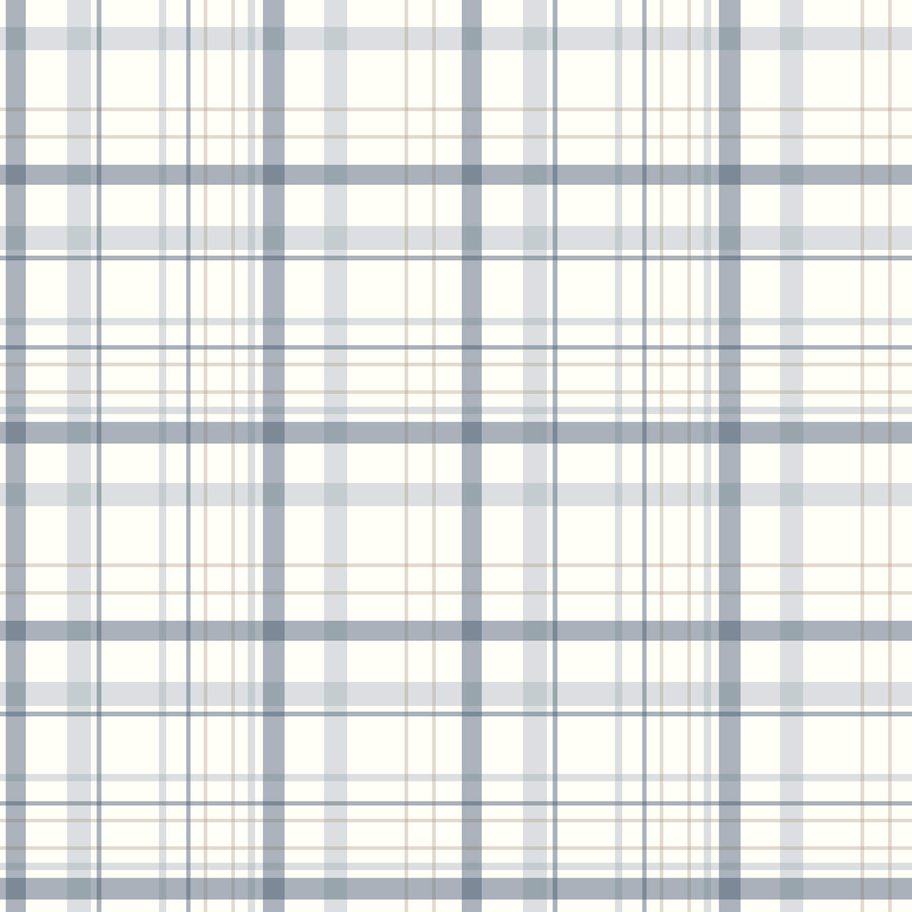 burgess-blue-plaid-wallpaper-york-wallcoverings-4192-83406 - York Wallcoverings Wallpaper