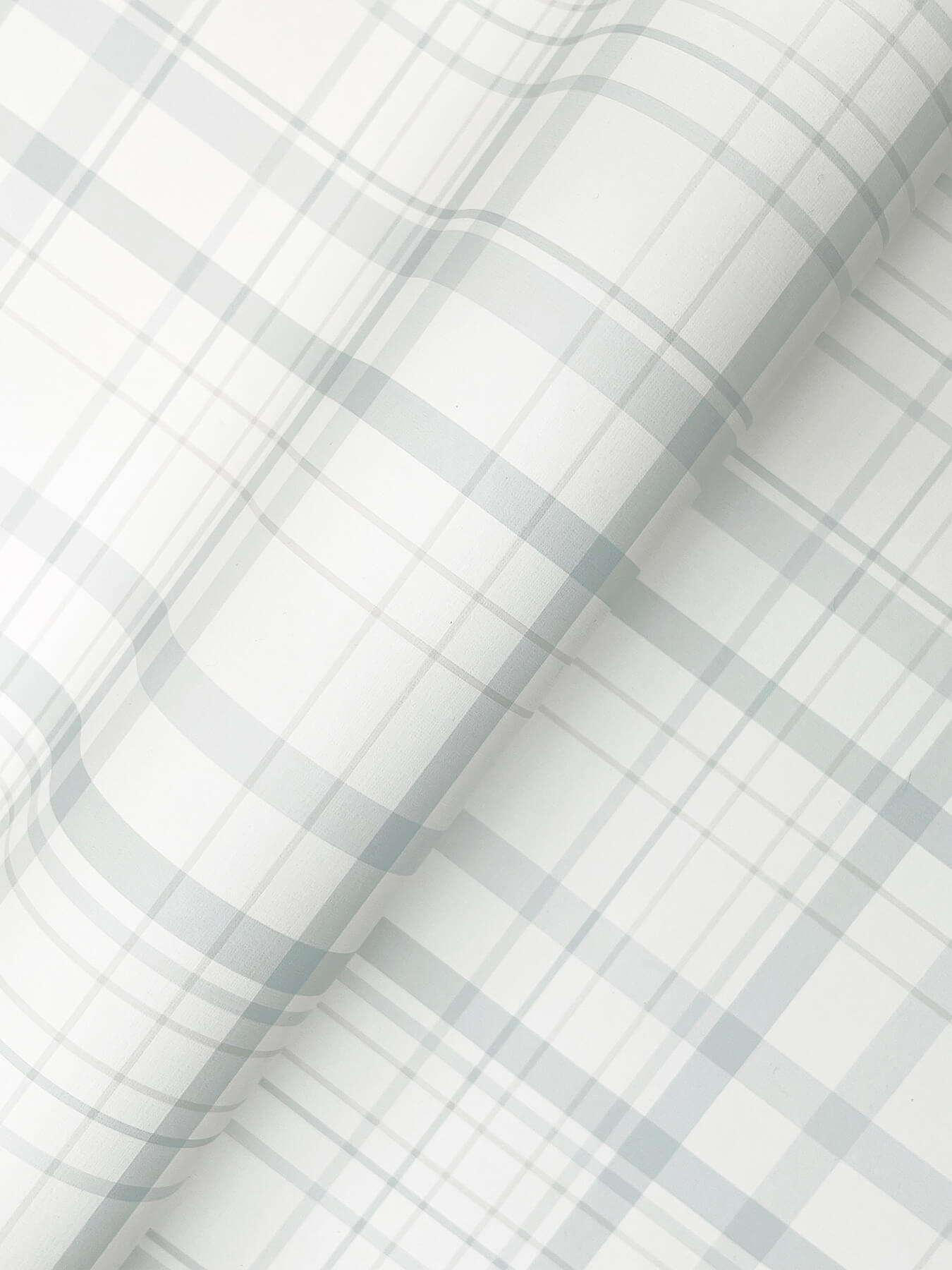 burgess-light-blue-plaid-wallpaper-york-wallcoverings-4192-83410 - York Wallcoverings Wallpaper