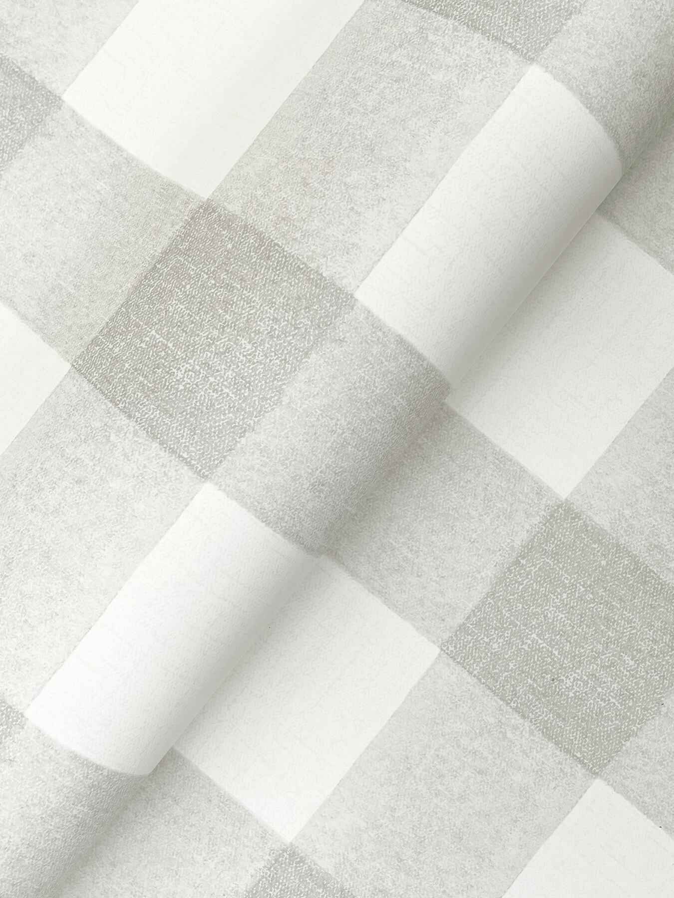 Thorpe Light Grey Plaid Wallpaper - York Wallcoverings - 4192-83422 - York Wallcoverings Wallpaper