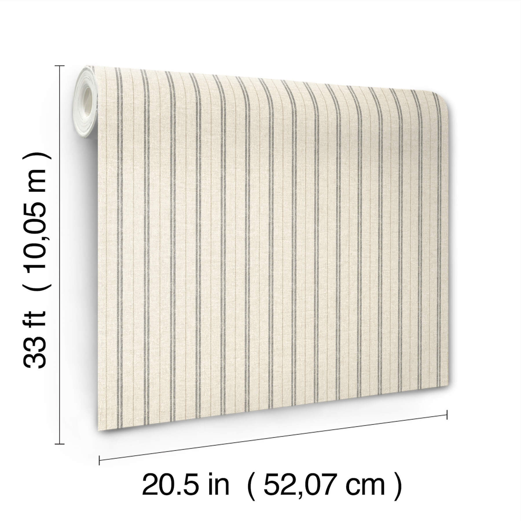 harville-black-double-stripe-wallpaper-york-wallcoverings-4192-83429 - York Wallcoverings Wallpaper