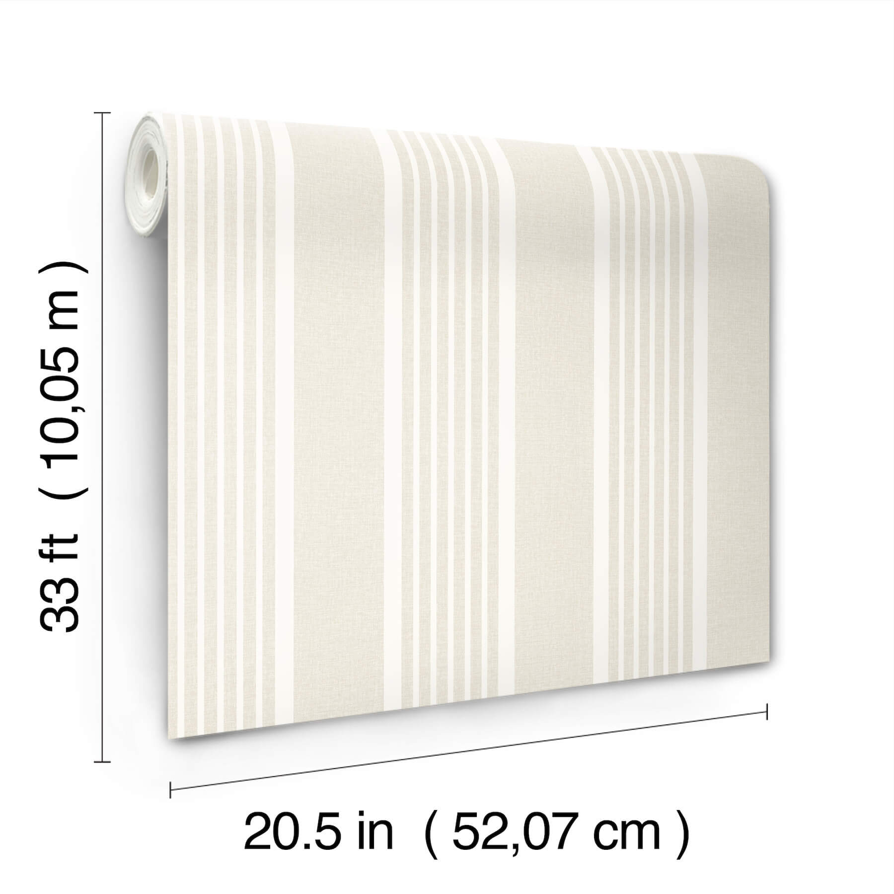 bingley-beige-embellished-stripe-wallpaper-york-wallcoverings-4192-83433 - York Wallcoverings Wallpaper