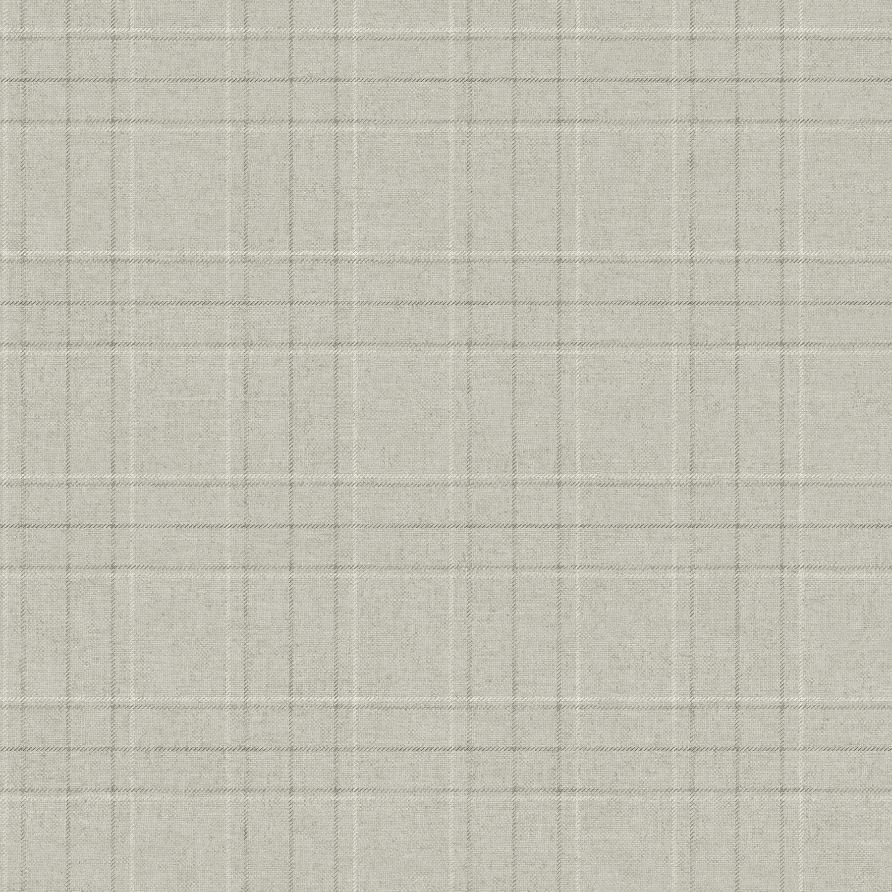 fox-hollow-light-grey-dashed-plaid-wallpaper-york-wallcoverings-4192-83456 - York Wallcoverings Wallpaper