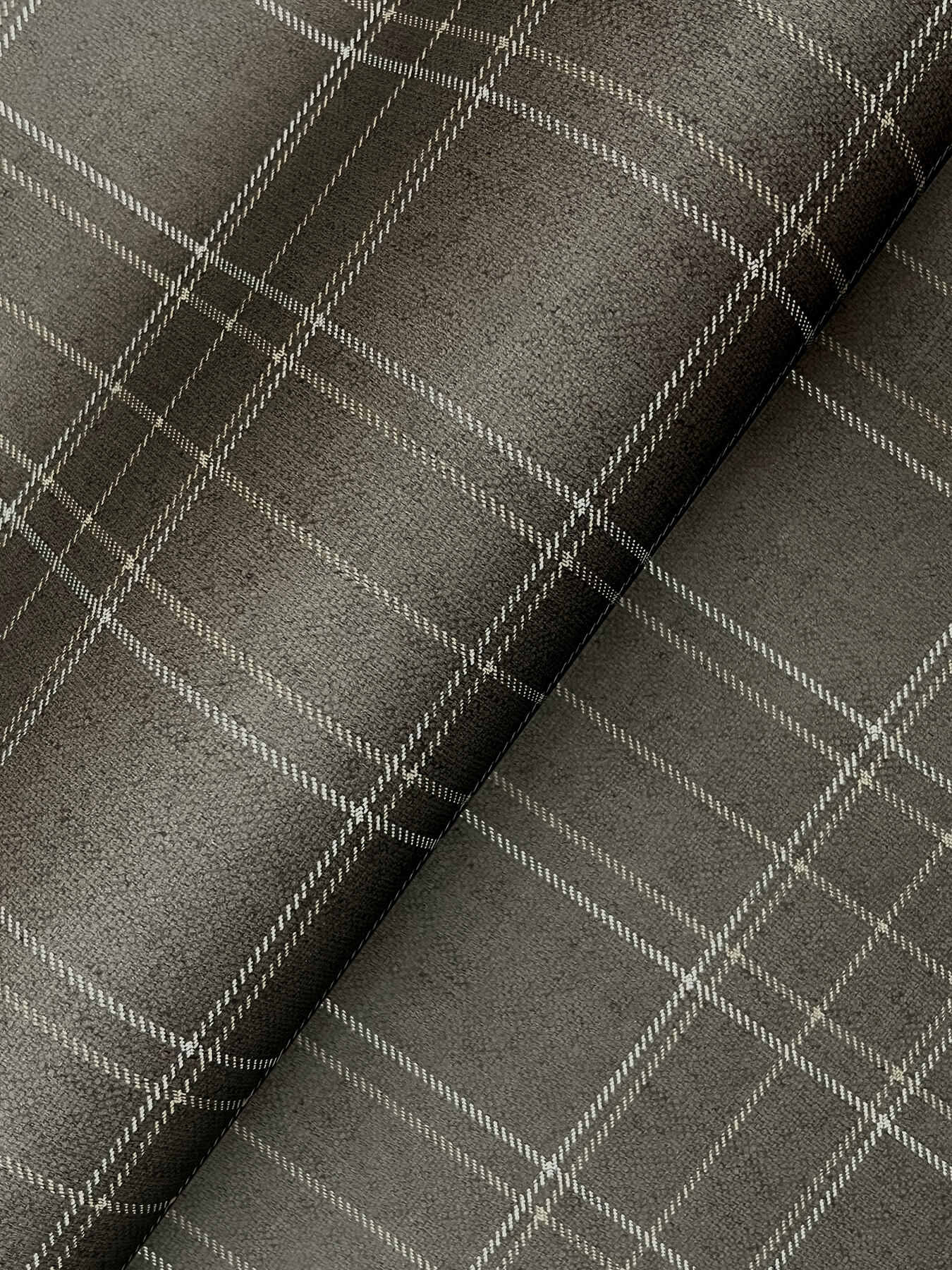 fox-hollow-charcoal-dashed-plaid-wallpaper-york-wallcoverings-4192-83457 - York Wallcoverings Wallpaper