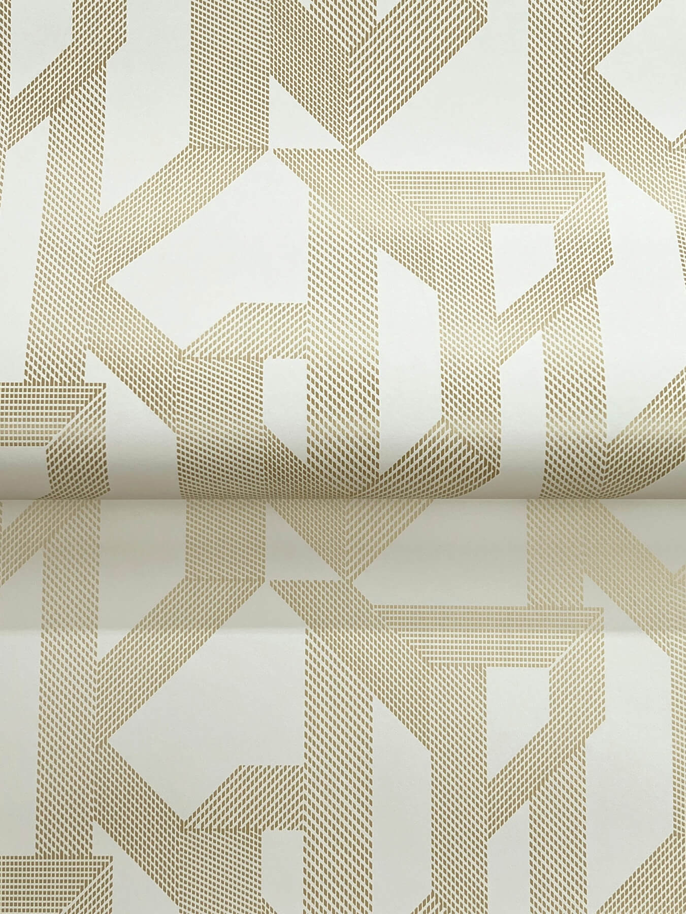 franz-gold-geometric-wallpaper-york-wallcoverings-4198-27803 - York Wallcoverings Wallpaper