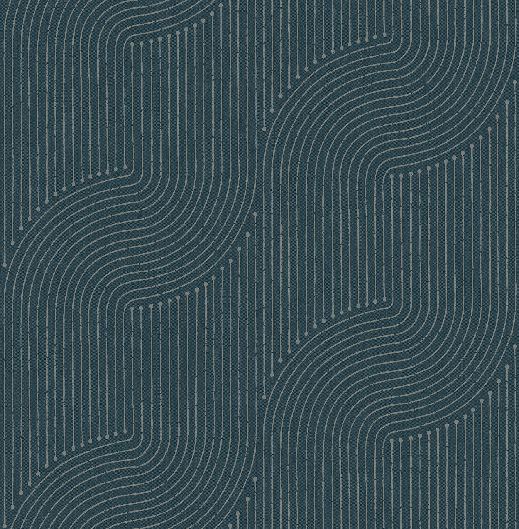 braddock-teal-rhythmic-flow-wallpaper-york-wallcoverings-4198-27806 - York Wallcoverings Wallpaper