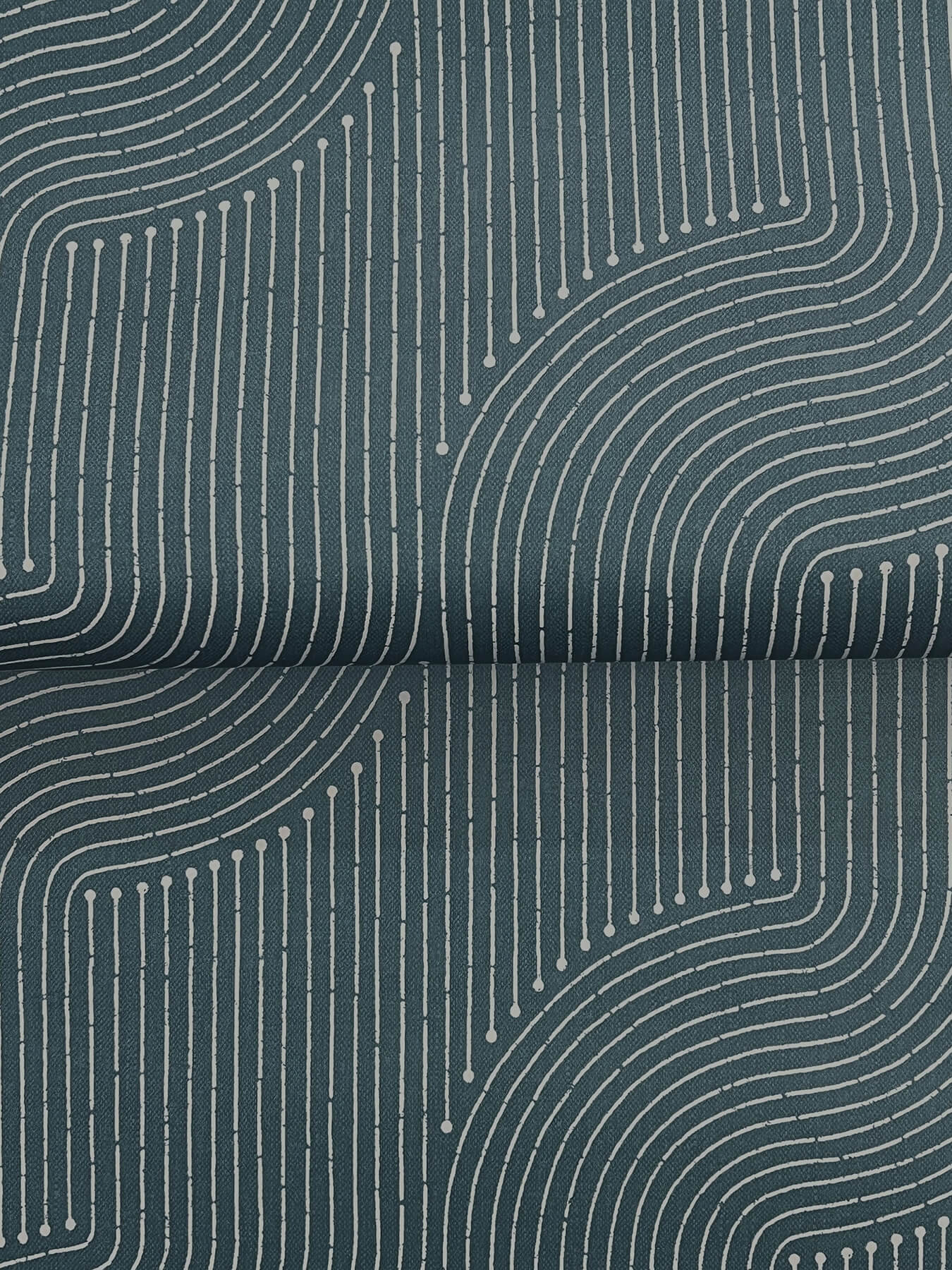 braddock-teal-rhythmic-flow-wallpaper-york-wallcoverings-4198-27806 - York Wallcoverings Wallpaper