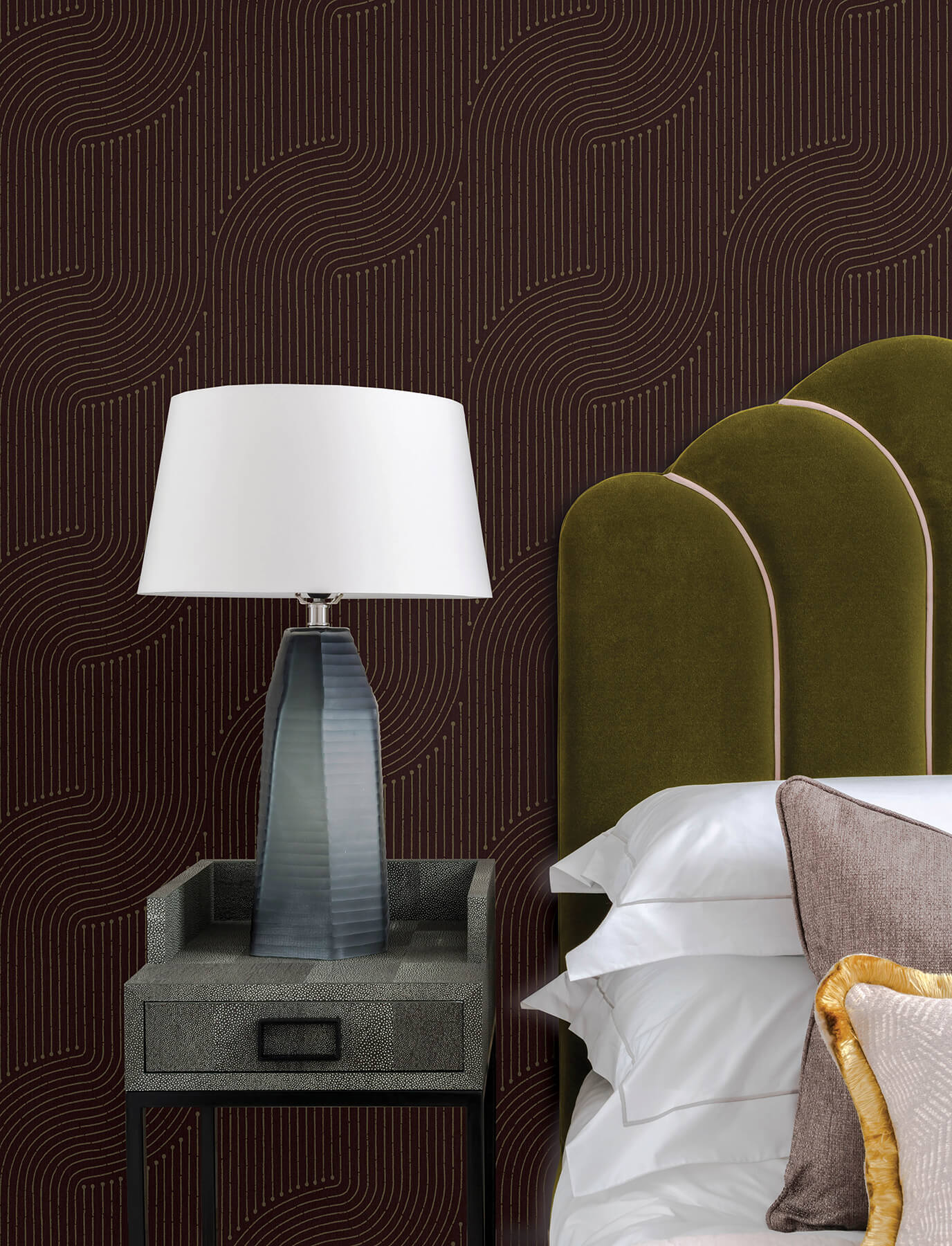 braddock-merlot-rhythmic-flow-wallpaper-york-wallcoverings-4198-27807 - York Wallcoverings Wallpaper