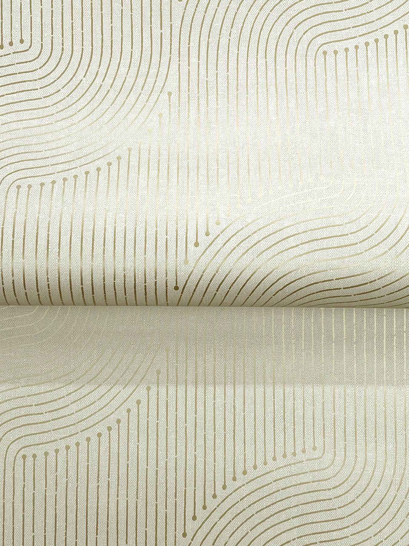 Braddock Gold Rhythmic Flow Wallpaper - York Wallcoverings - 4198-27809 - York Wallcoverings Wallpaper