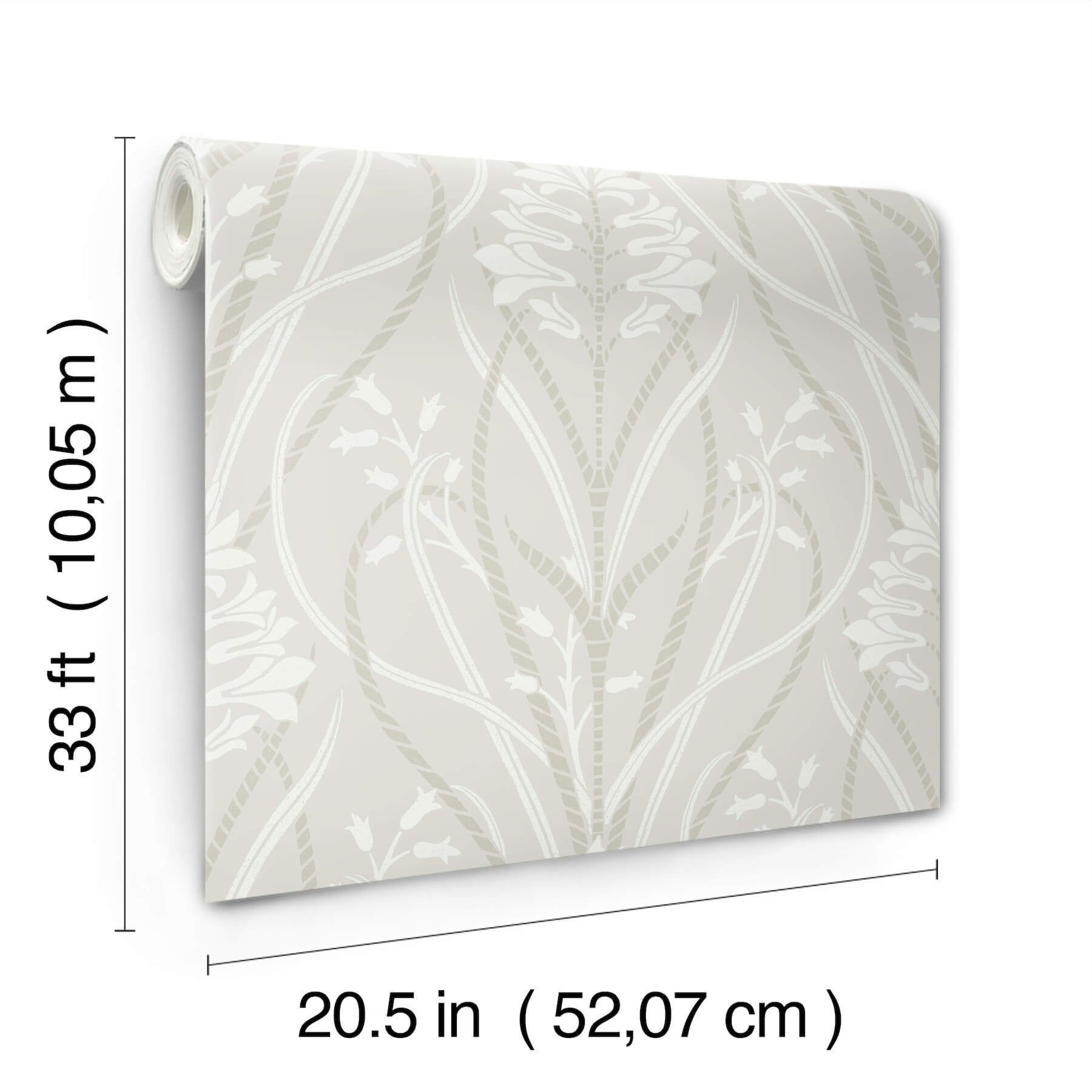 rosalind-dove-iris-damask-wallpaper-york-wallcoverings-4198-27819 - York Wallcoverings Wallpaper
