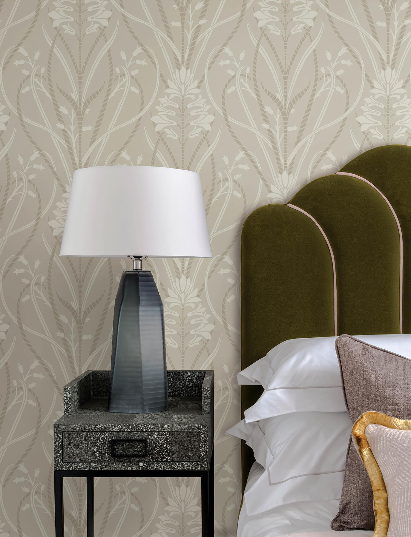 rosalind-dove-iris-damask-wallpaper-york-wallcoverings-4198-27819 - York Wallcoverings Wallpaper