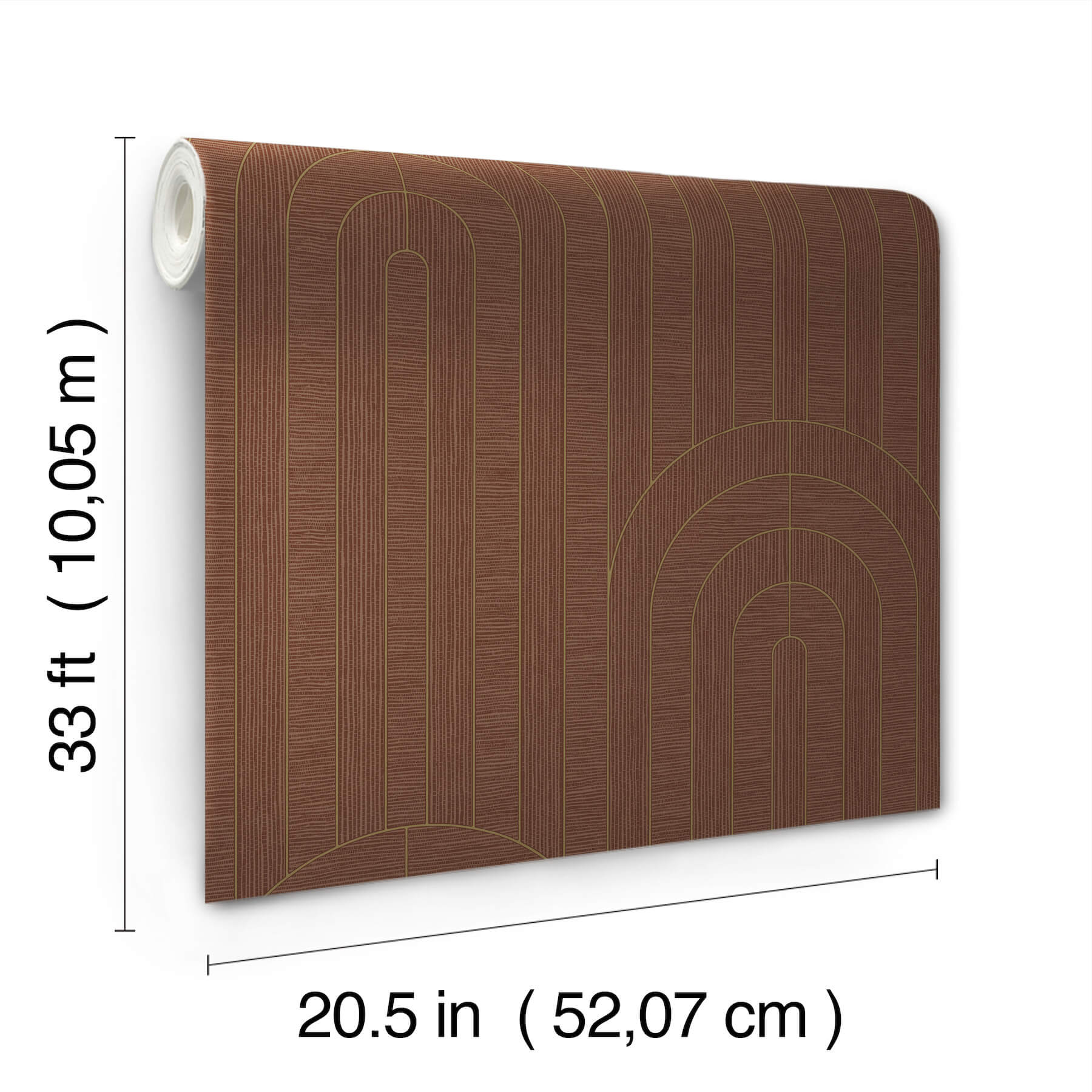 declan-maroon-textured-arches-wallpaper-york-wallcoverings-4198-27825 - York Wallcoverings Wallpaper