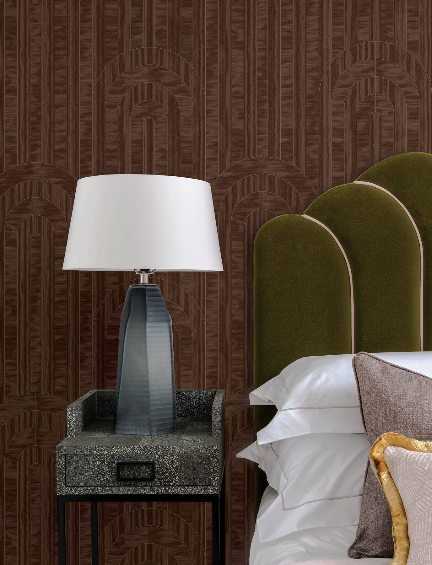 declan-maroon-textured-arches-wallpaper-york-wallcoverings-4198-27825 - York Wallcoverings Wallpaper