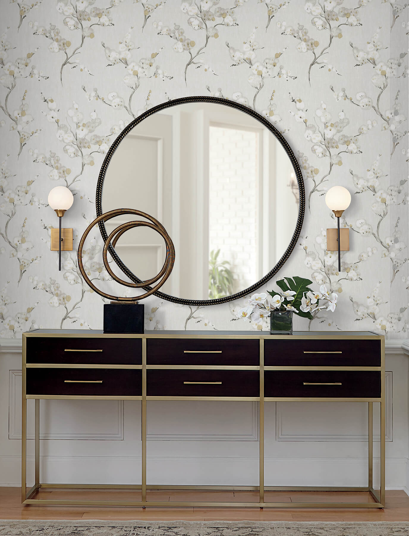 bliss-honey-blossom-wallpaper-york-wallcoverings-4198-27843 - York Wallcoverings Wallpaper
