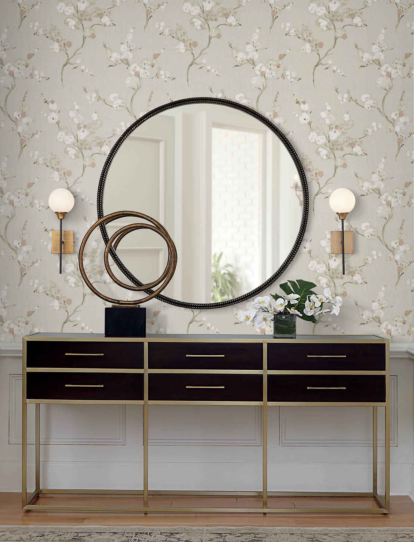 Bliss Rose Blossom Wallpaper - York Wallcoverings - 4198-27845 - York Wallcoverings Wallpaper