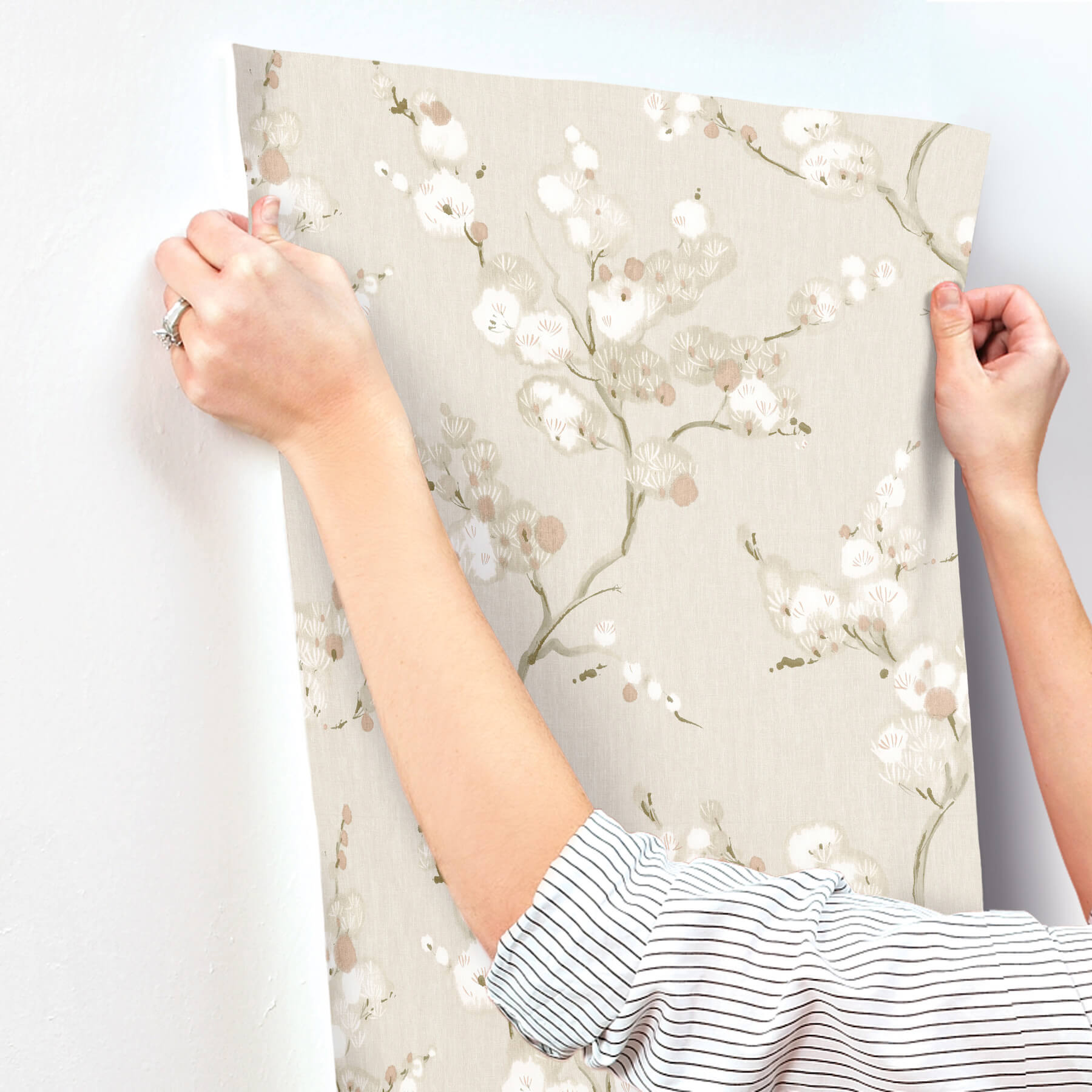 bliss-rose-blossom-wallpaper-york-wallcoverings-4198-27845 - York Wallcoverings Wallpaper