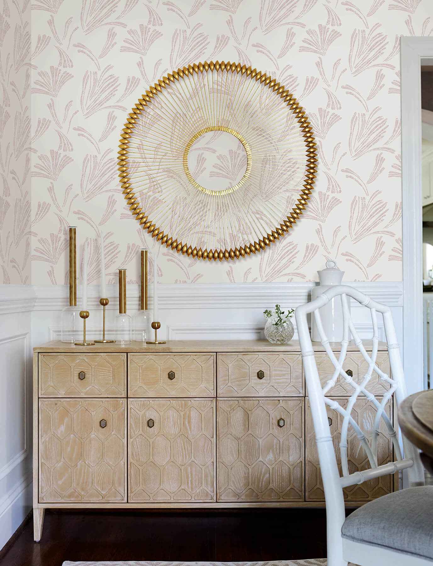 Ermine Blush Abstract Wallpaper - York Wallcoverings - 4198-83471 - York Wallcoverings Wallpaper