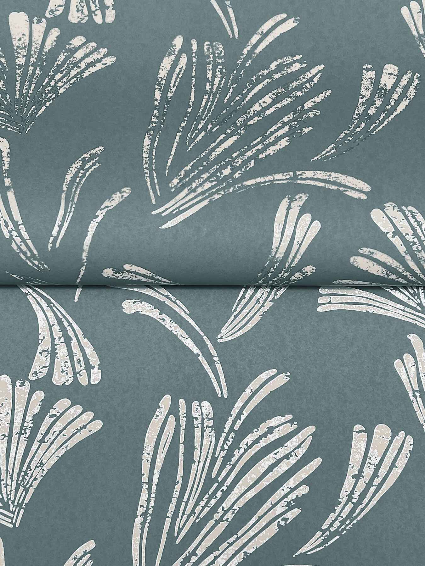 Ermine Teal Abstract Wallpaper - York Wallcoverings - 4198-83474 - York Wallcoverings Wallpaper