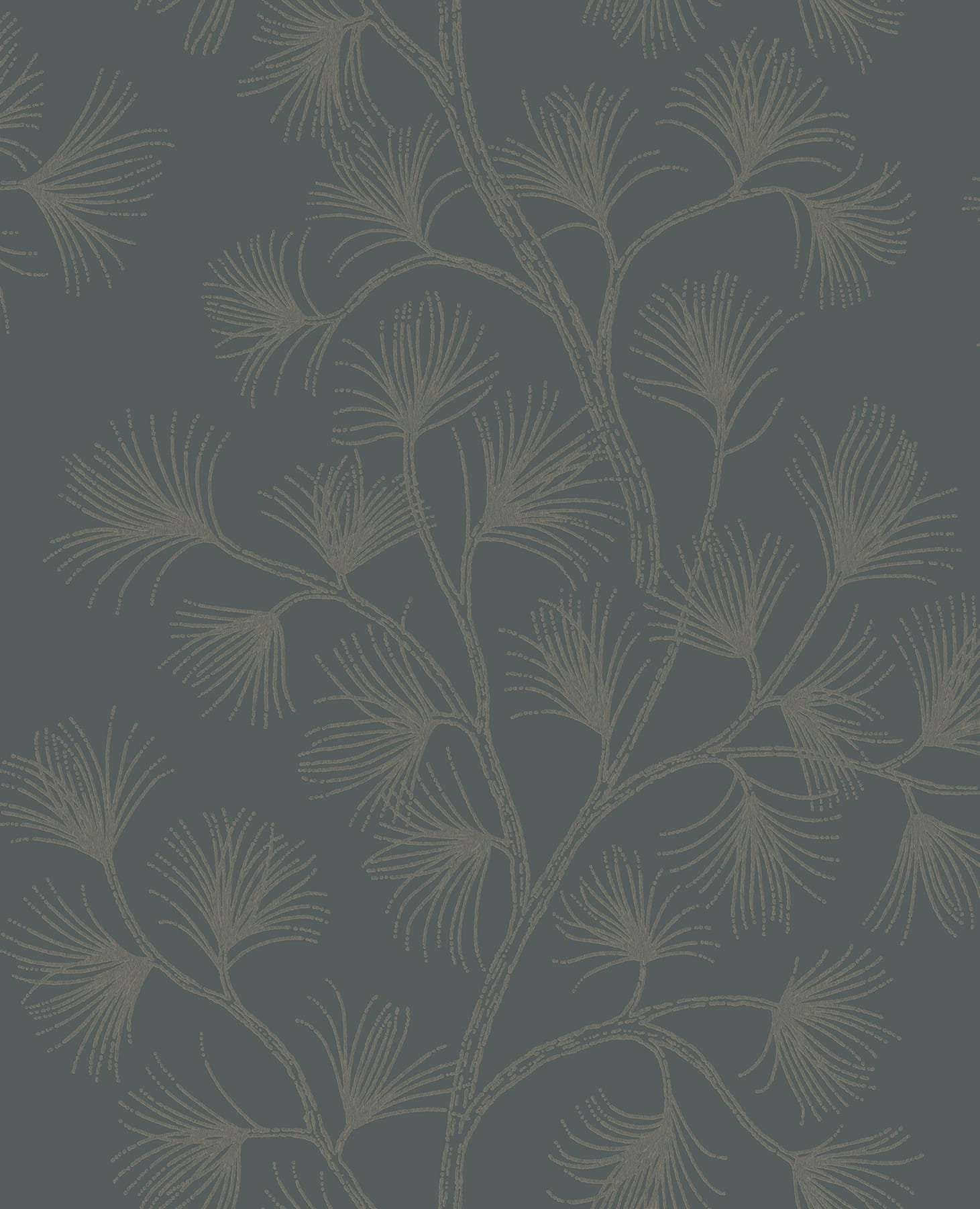 kismine-slate-botanical-trail-wallpaper-york-wallcoverings-4198-83479 - York Wallpaper Wallpaper