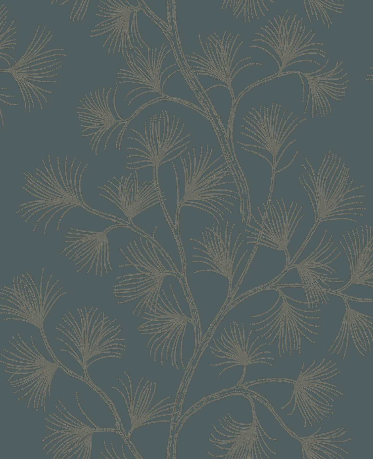 kismine-slate-botanical-trail-wallpaper-york-wallcoverings-4198-83479 - York Wallcoverings Wallpaper