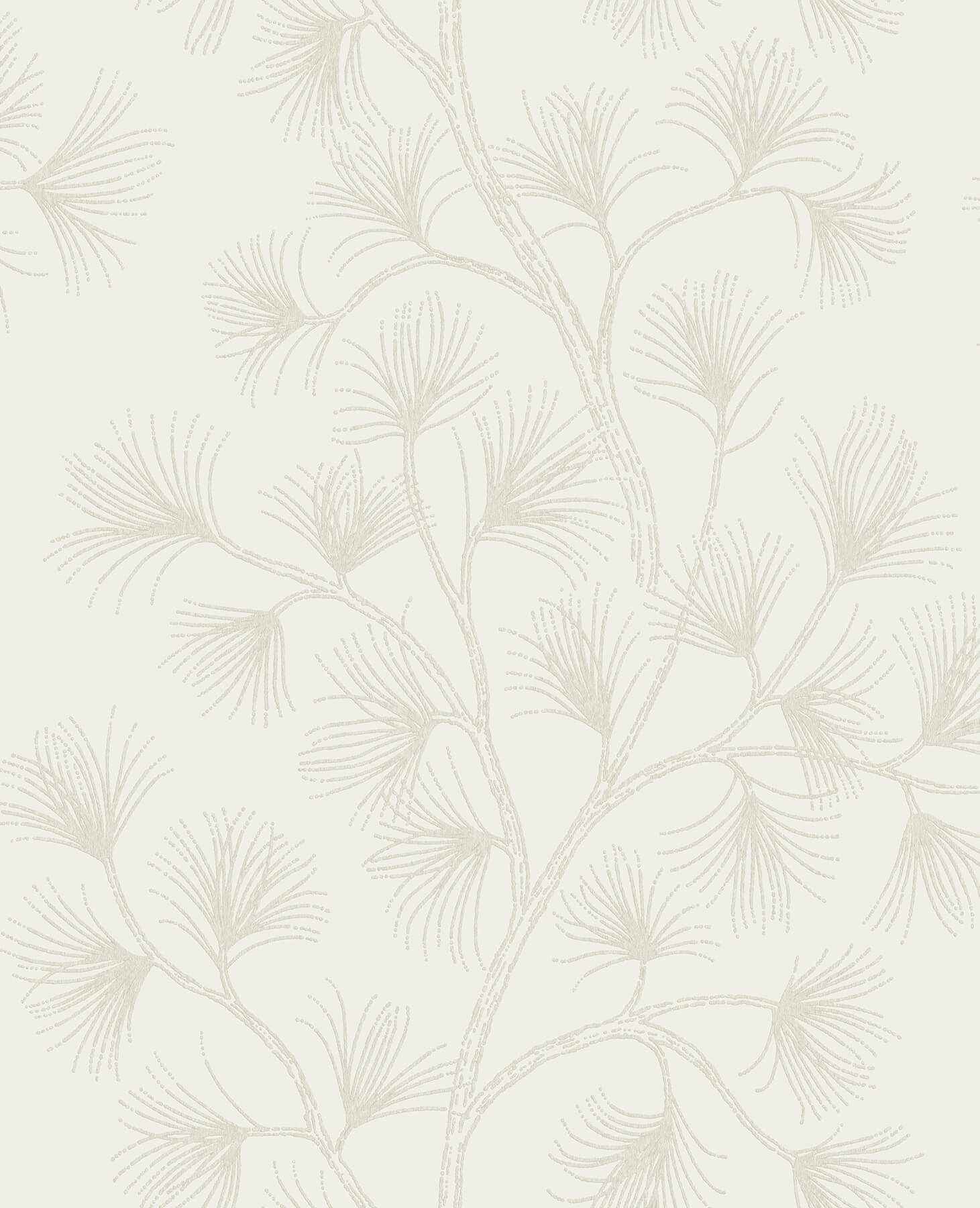 Kismine Beige Botanical Trail Wallpaper - York Wallcoverings - 4198-83480