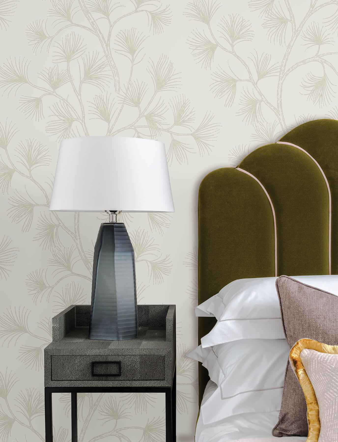 Kismine Beige Botanical Trail Wallpaper - York Wallcoverings - 4198-83480 - York Wallcoverings Wallpaper