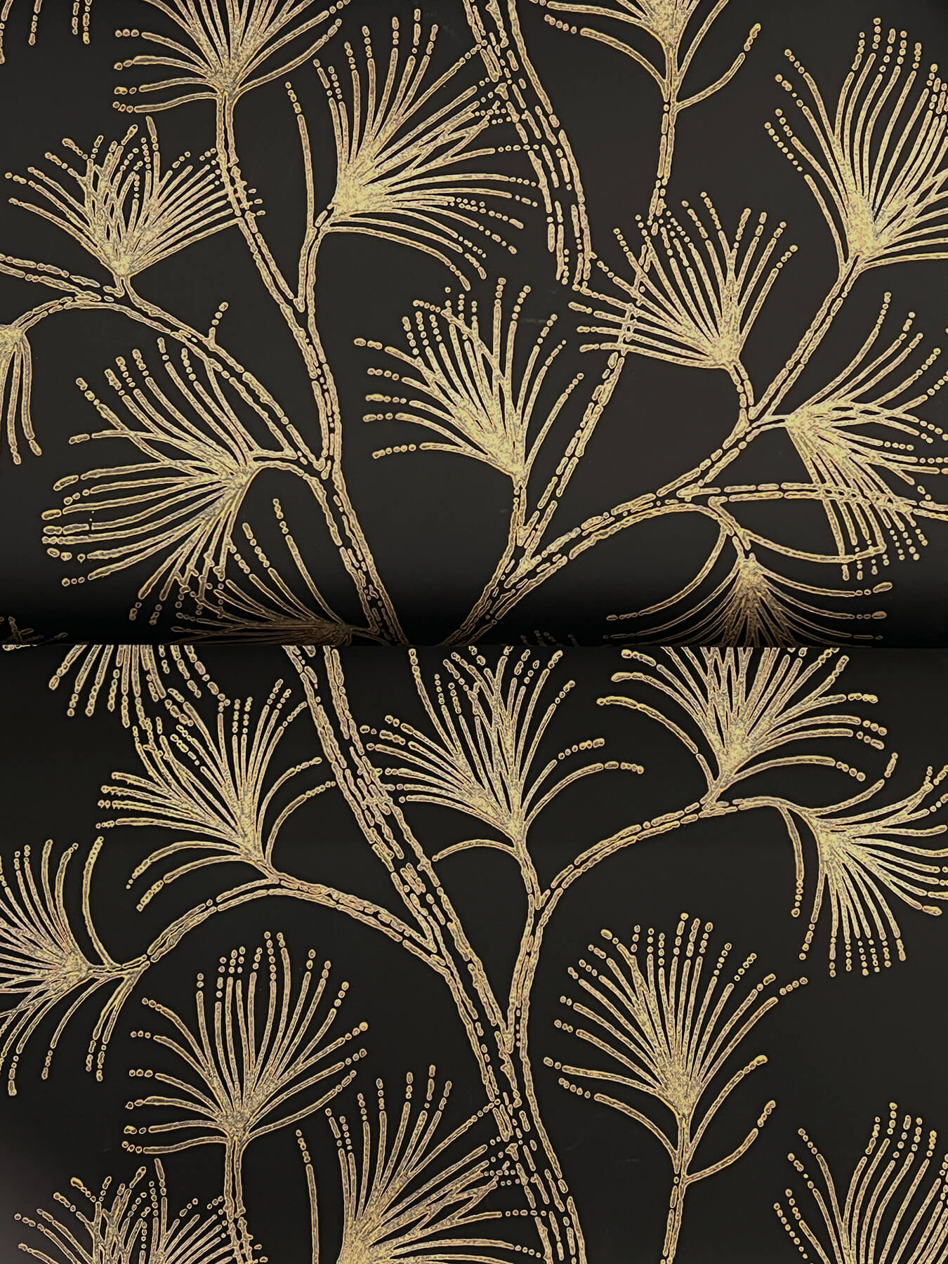 kismine-black-botanical-trail-wallpaper-york-wallcoverings-4198-83481 - York Wallcoverings Wallpaper