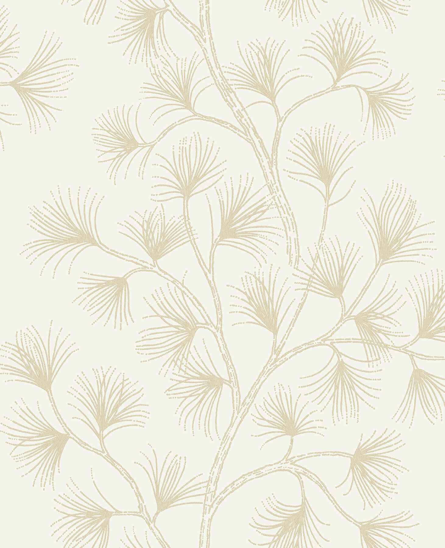 Kismine Gold Botanical Trail Wallpaper - York Wallcoverings - 4198-83482 - York Wallcoverings Wallpaper