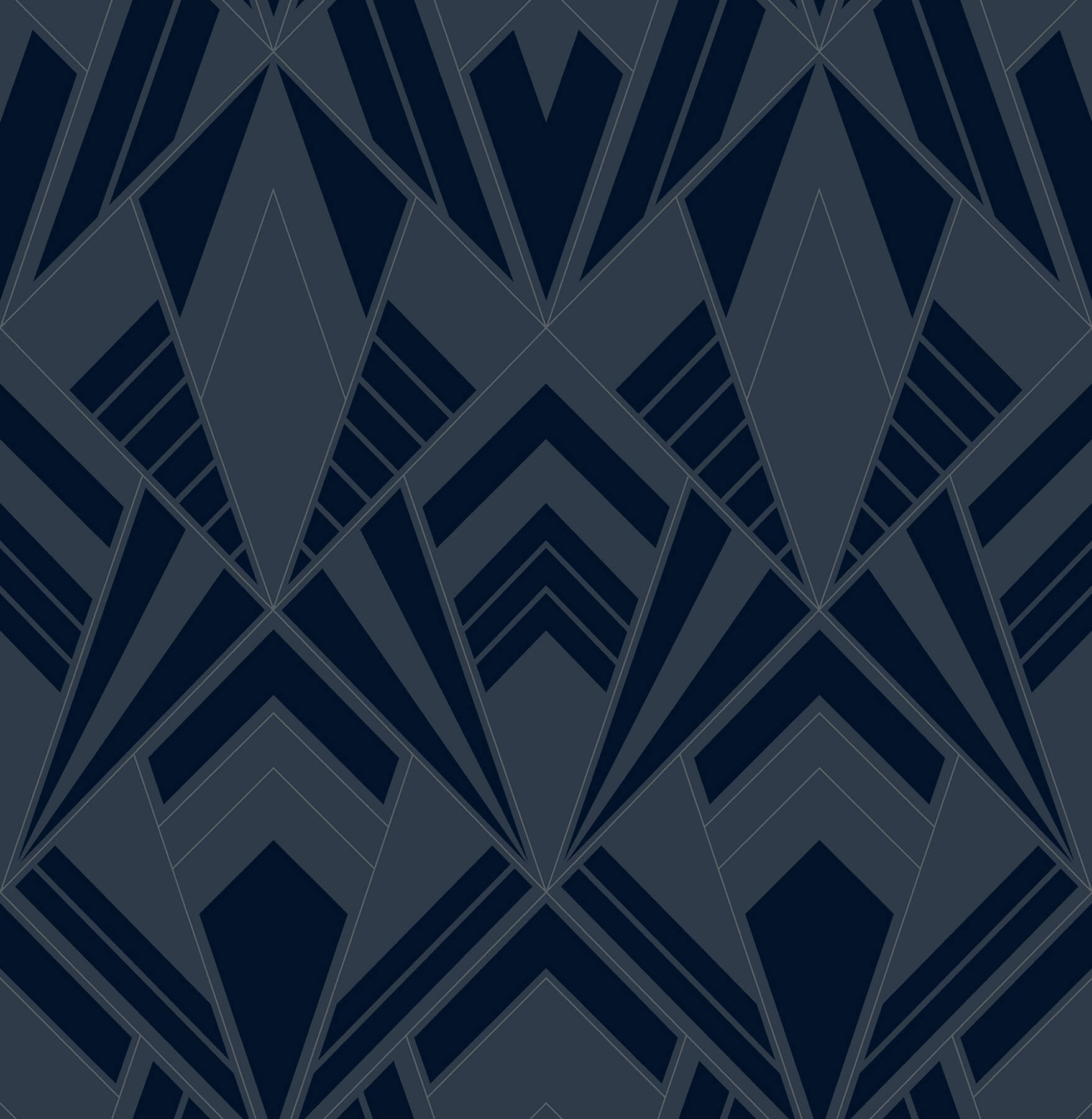 allenby-indigo-flocked-wallpaper-york-wallcoverings-4198-87402 - York Wallcoverings Wallpaper