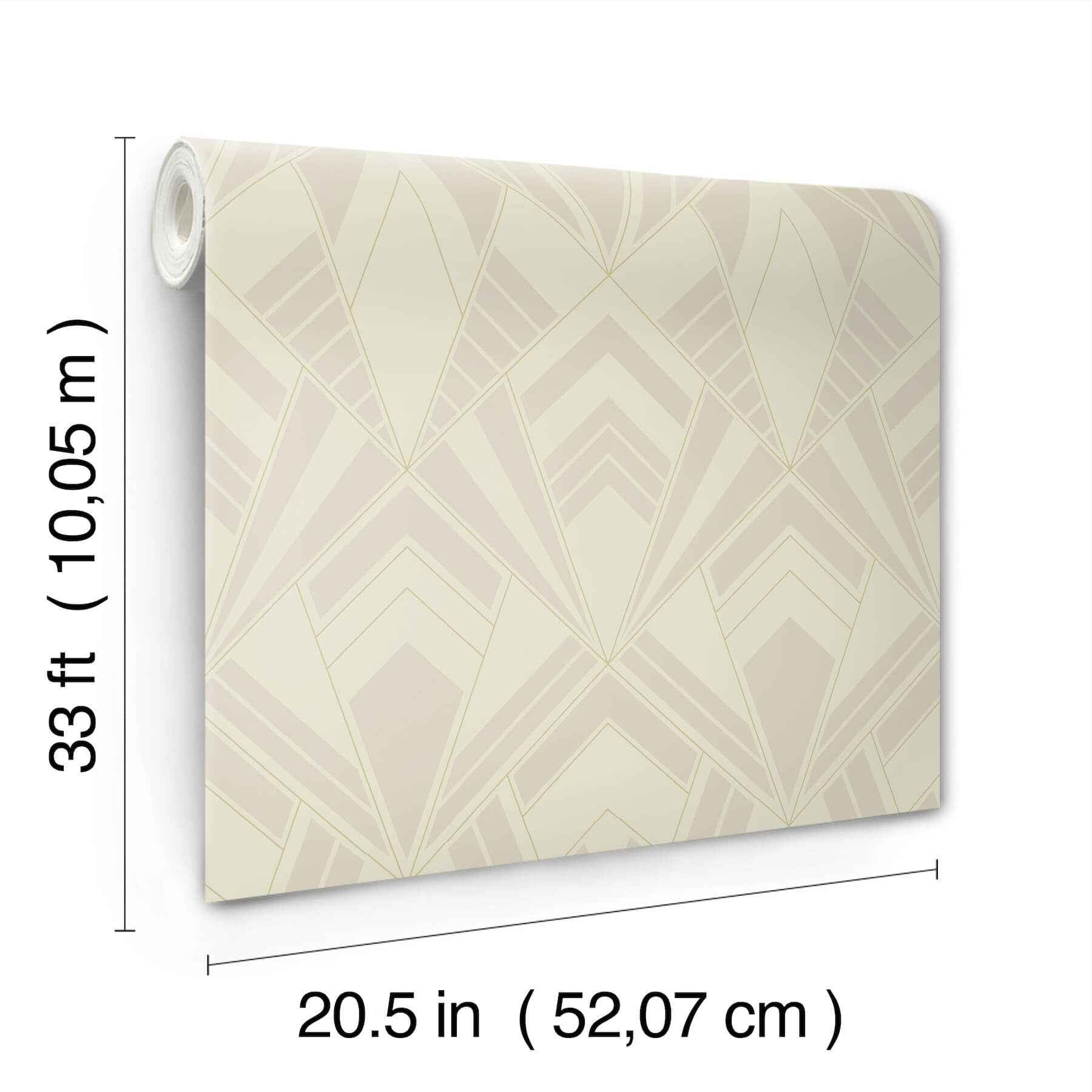 Allenby Pearl Flocked Wallpaper - York Wallcoverings - 4198-87403 - York Wallcoverings Wallpaper