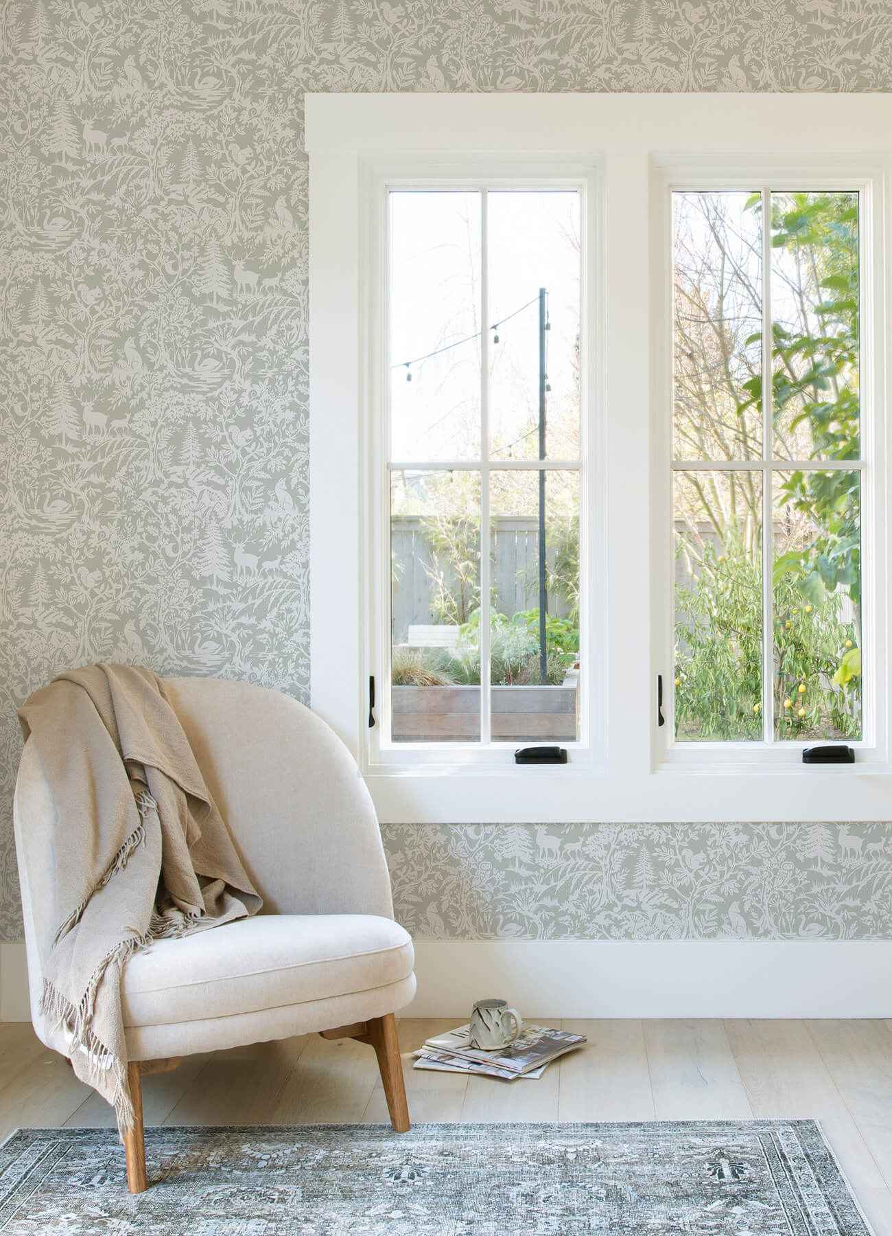Alrick Sage Forest Venture Wallpaper - York Wallcoverings - 3125-72323 - York Wallcoverings Wallpaper