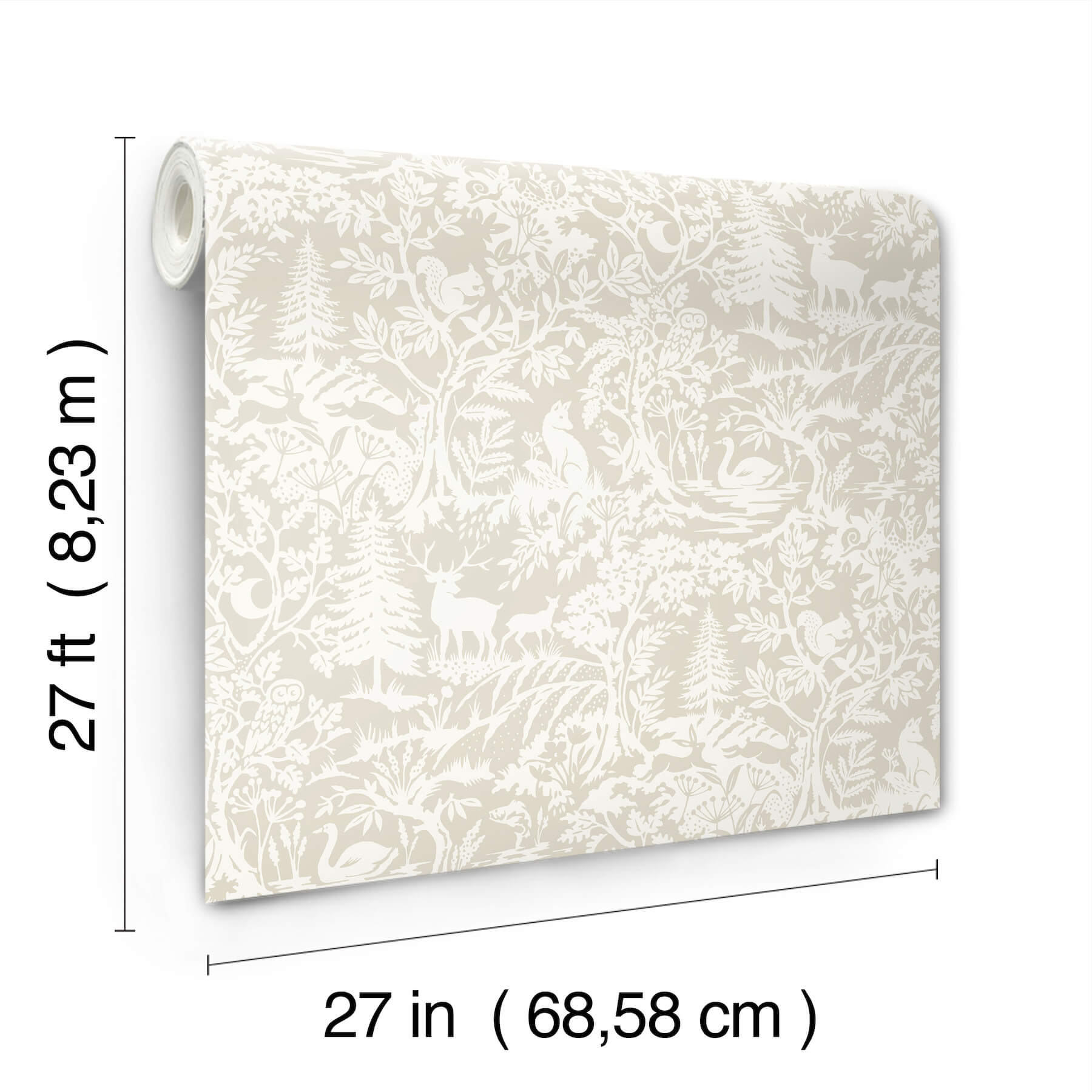 alrick-taupe-forest-venture-wallpaper-york-wallcoverings-3125-72325 - York Wallcoverings Wallpaper