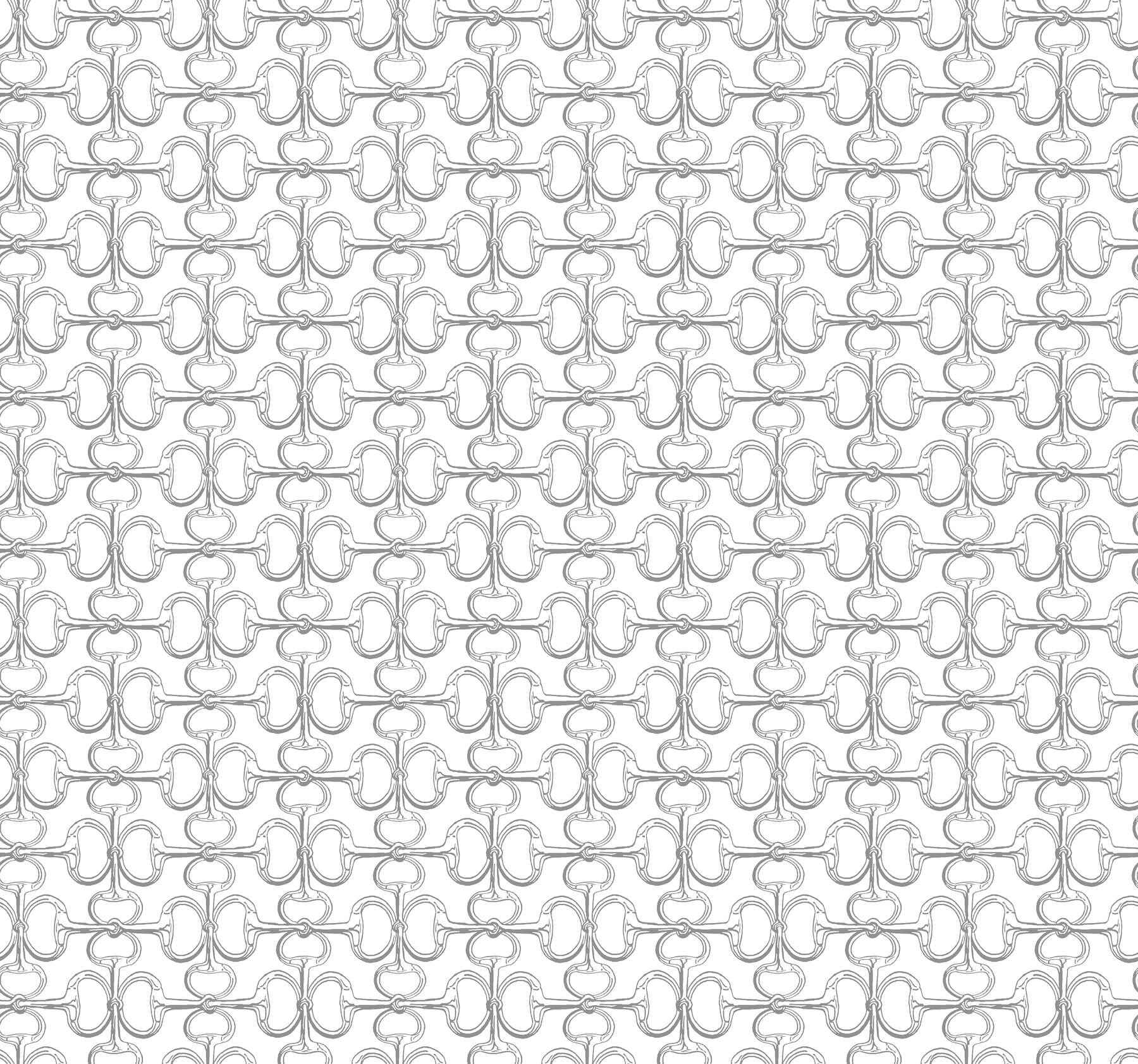 Polo White Horse Bits Wallpaper - York Wallcoverings - 4211-83507 - York Wallcoverings Wallpaper