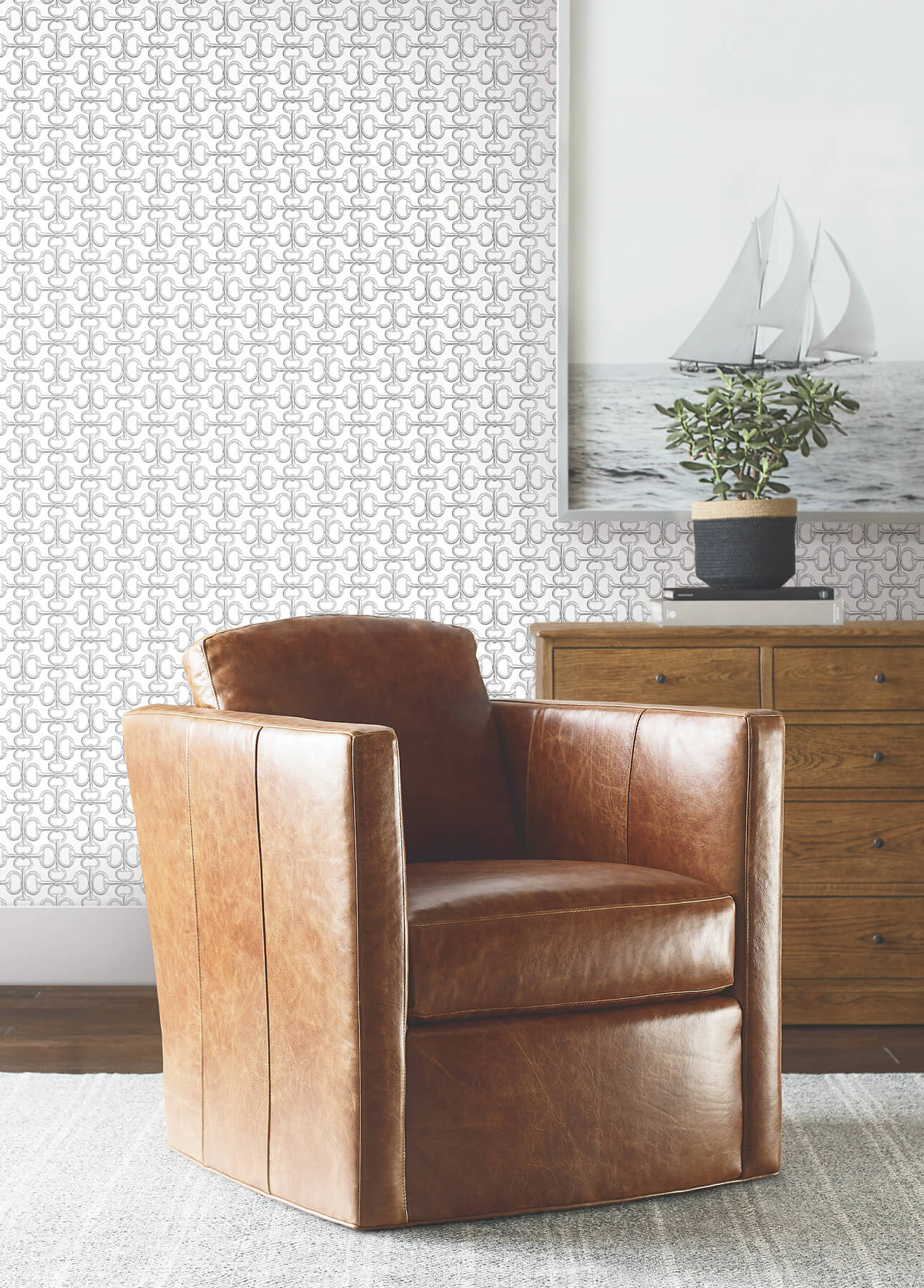 polo-white-horse-bits-wallpaper-york-wallcoverings-4211-83507 - York Wallpaper Wallpaper